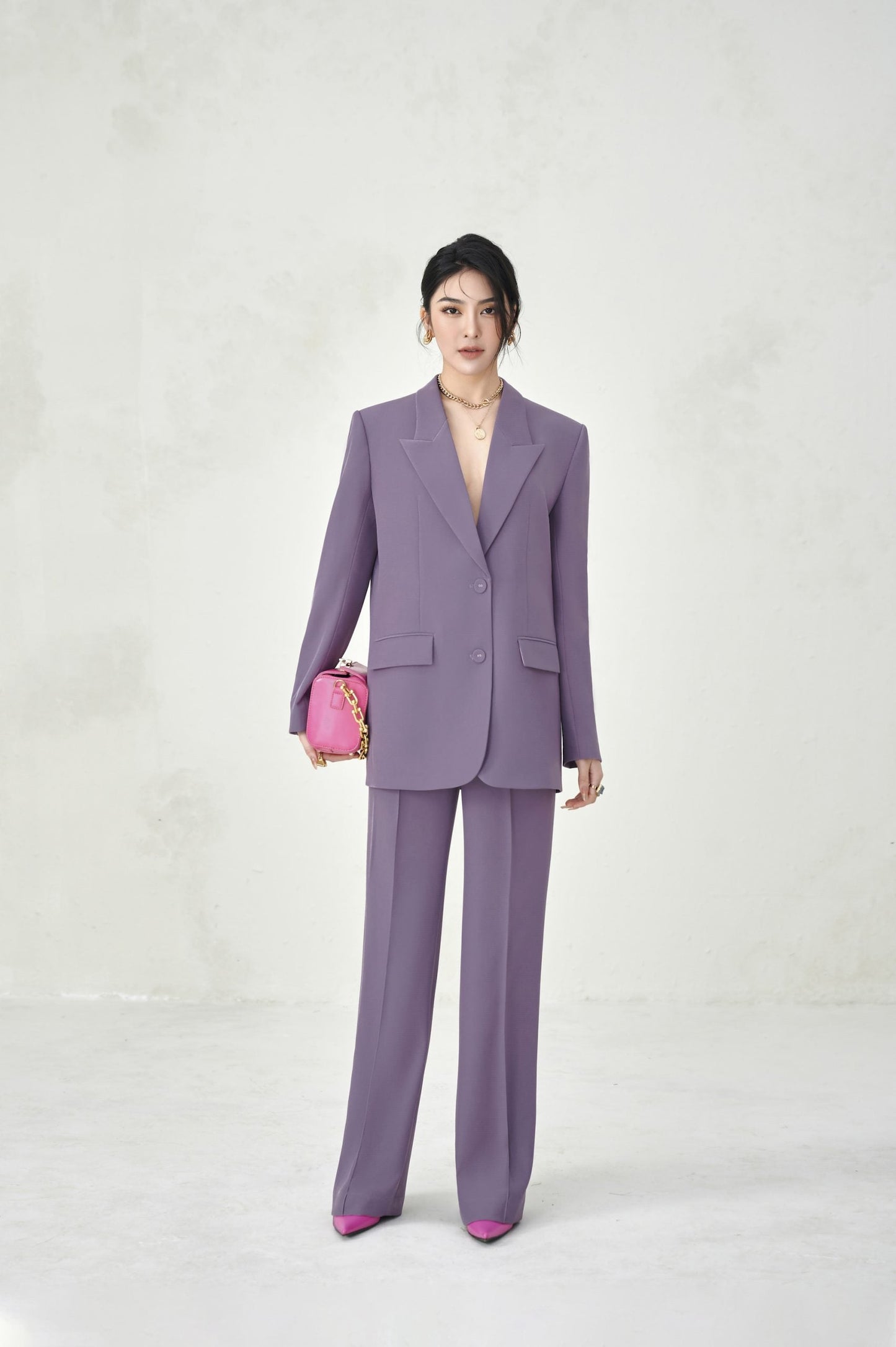 Mauve Purple Rylee Pants image 0