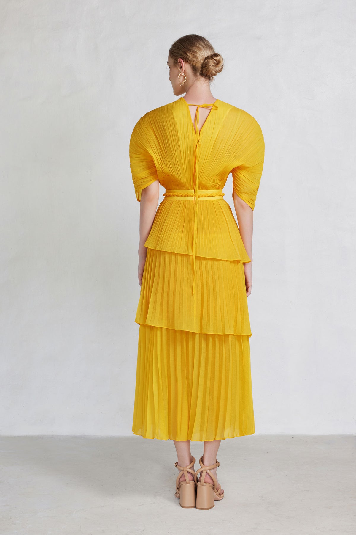 Oceana Pleated Maxi Dress