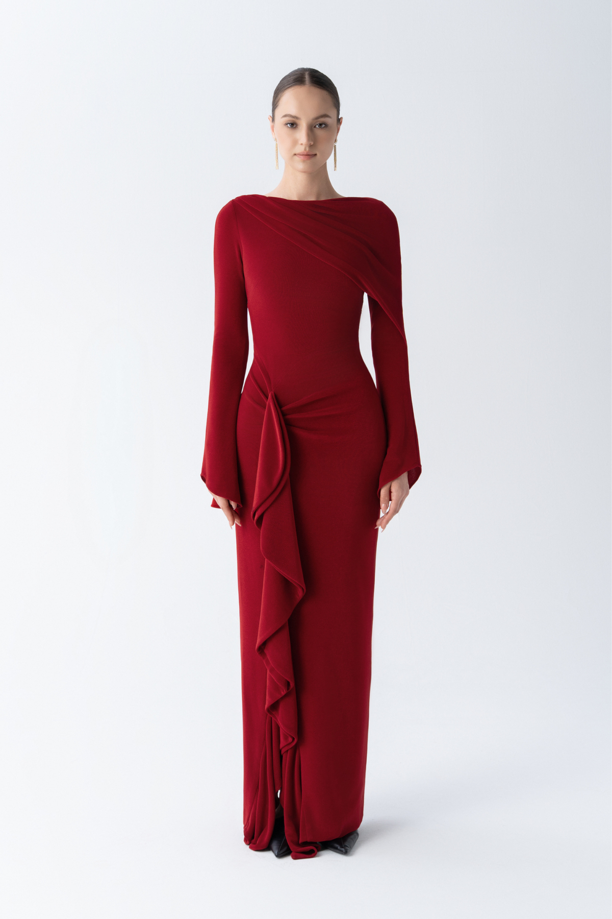 Starlit Ruffle Gown