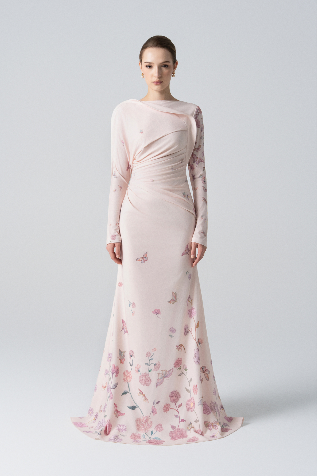 Morning Mist Fishtail Dress