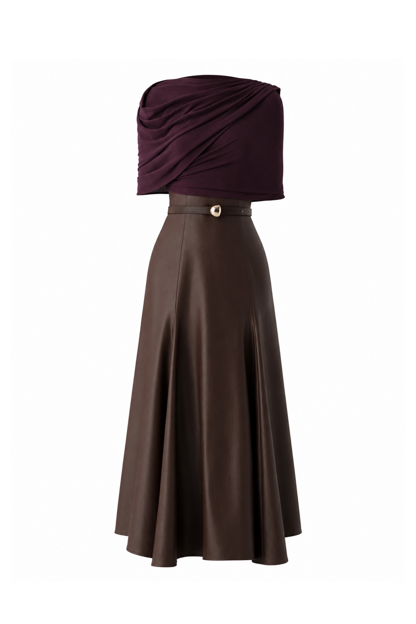 Bordeaux Flow Dress