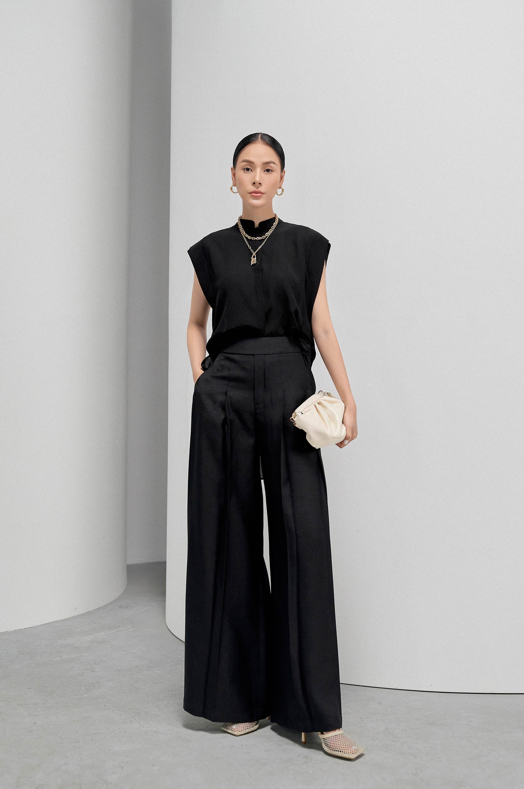 Black Breeze Straight Pants - 2XL image