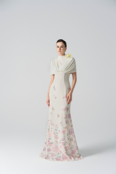 Petal Whisper Gown