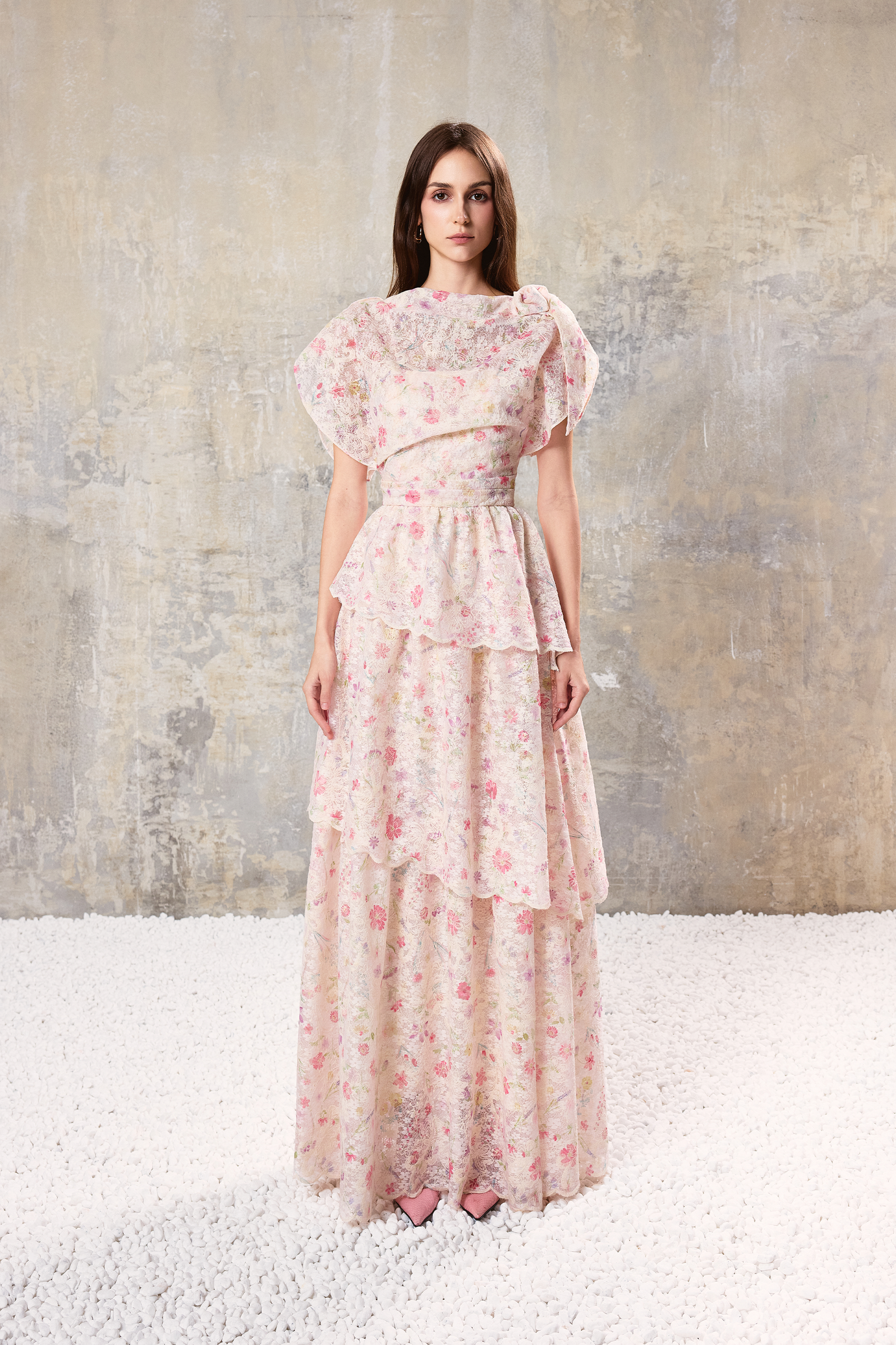 Floral Tiered Maxi Dress