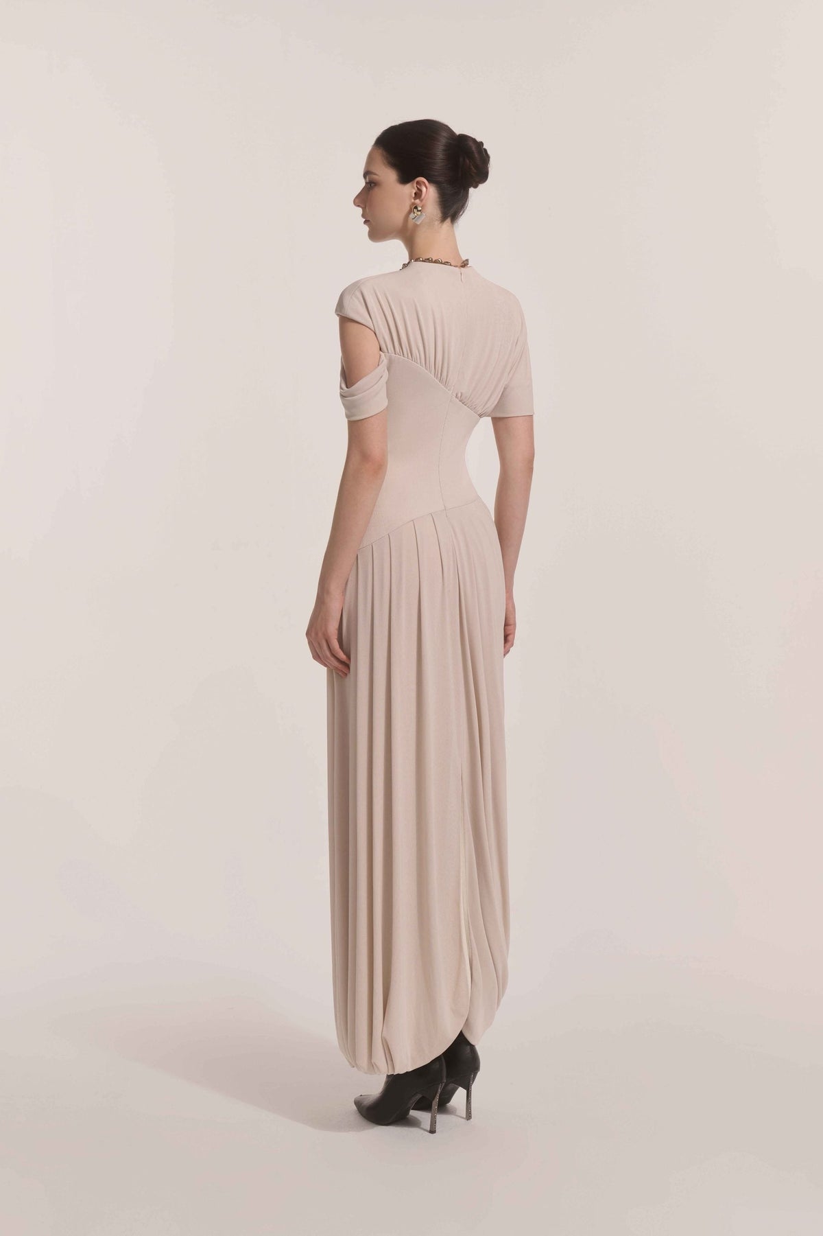 Eris Corset Dress in Coconut Cream image 1