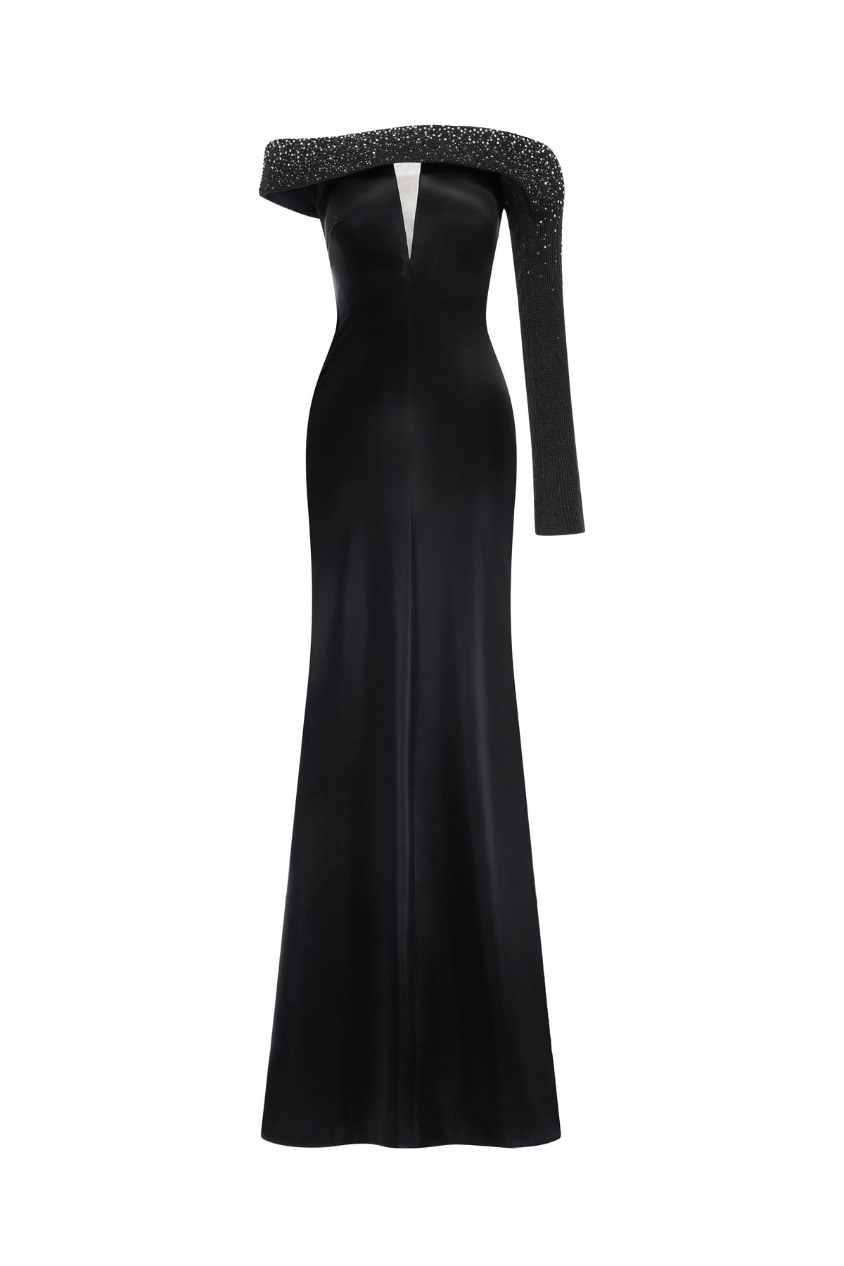 Asymmetric Mermaid Evening Gown