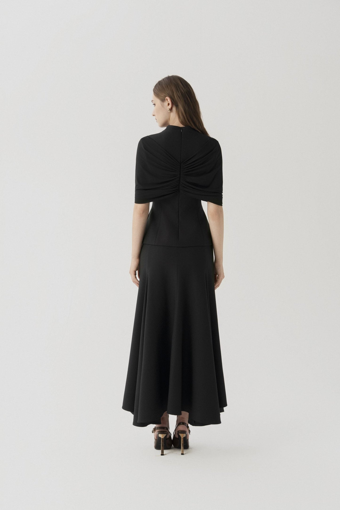 Halo Peplum Full Set in Black image 2