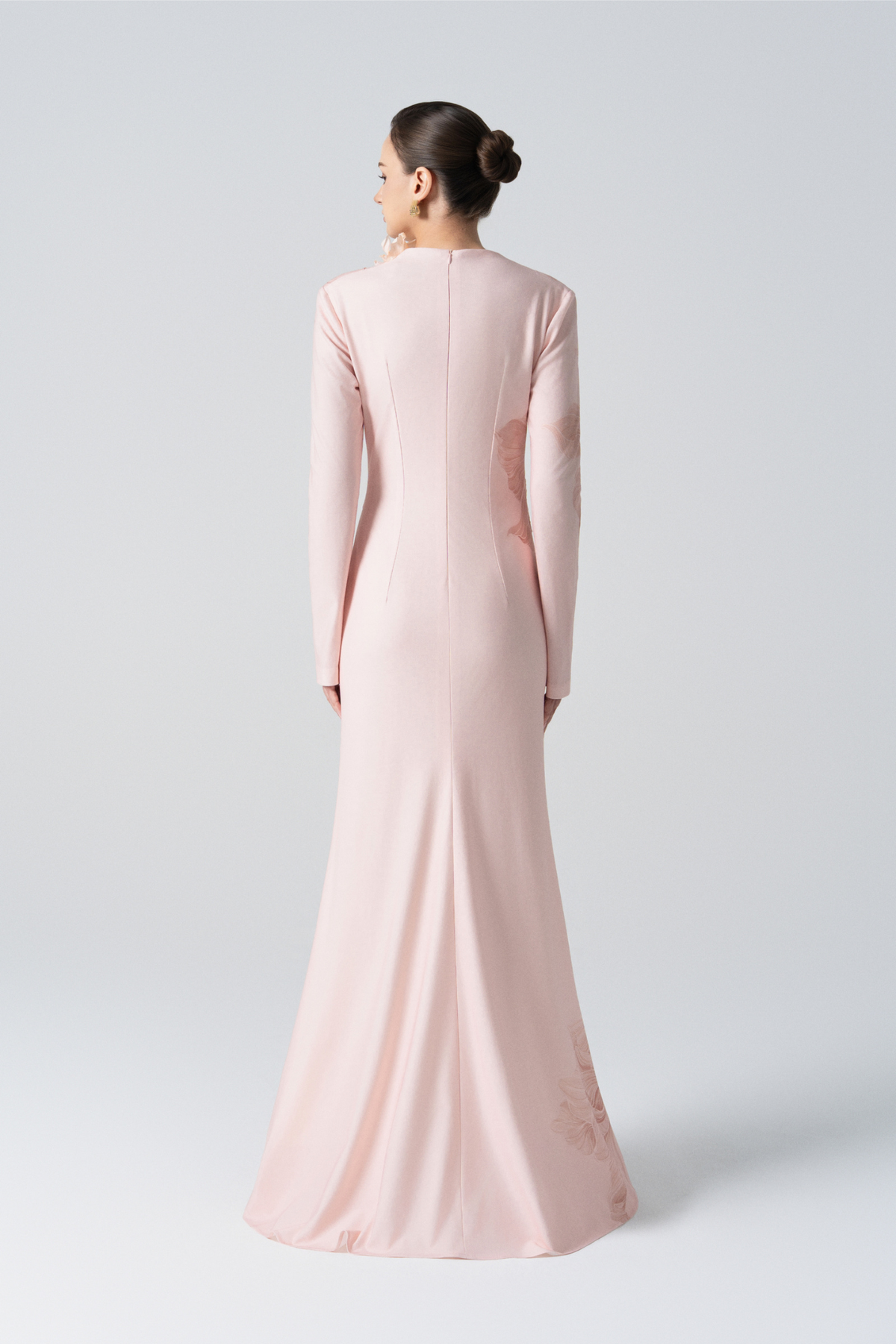 Blossom Drift Fishtail Gown