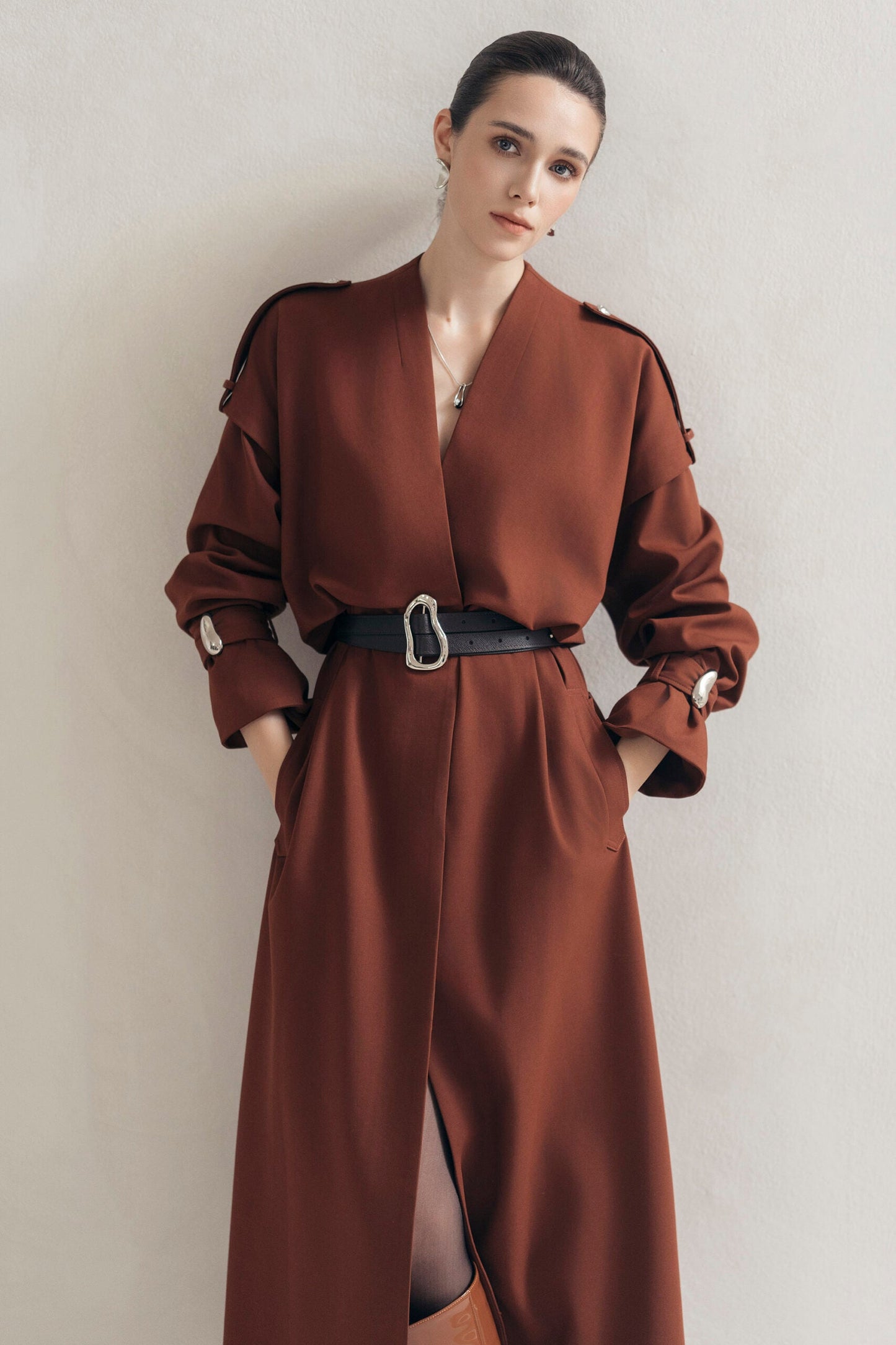 Orange Charm Trench image 2