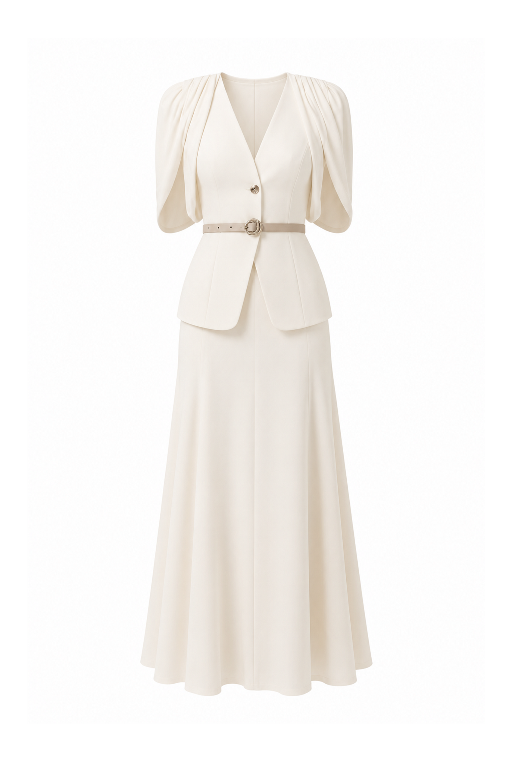 Veil Fold Set Design with Skirt