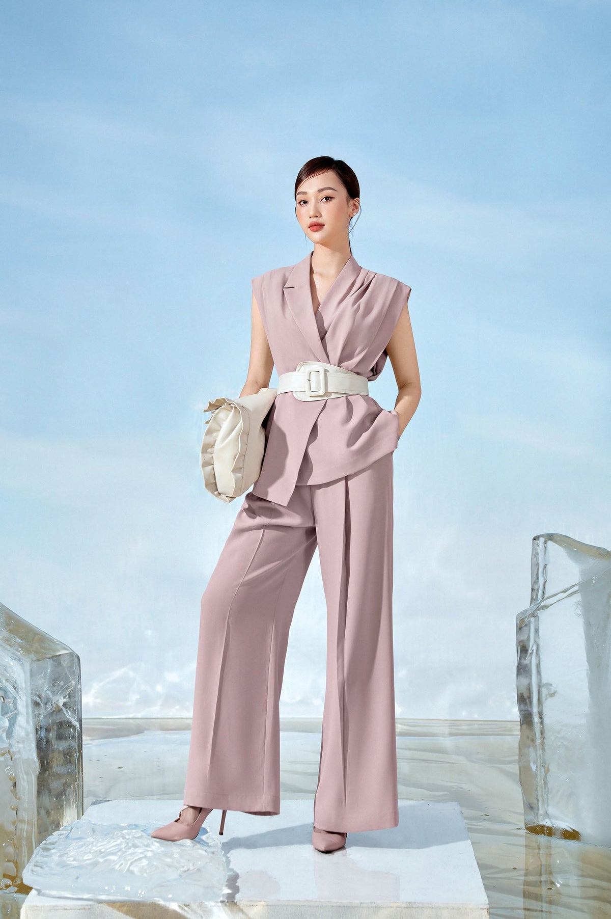 Cloudy Straight Pants image 0