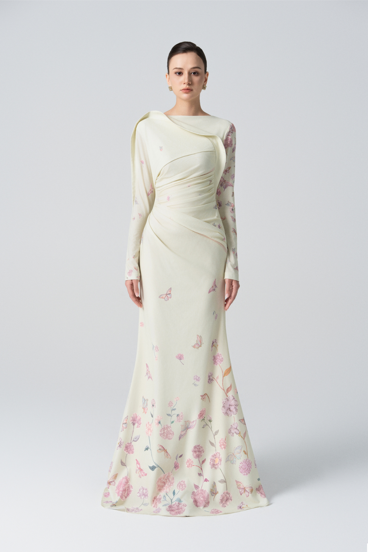 Morning Mist Fishtail Dress