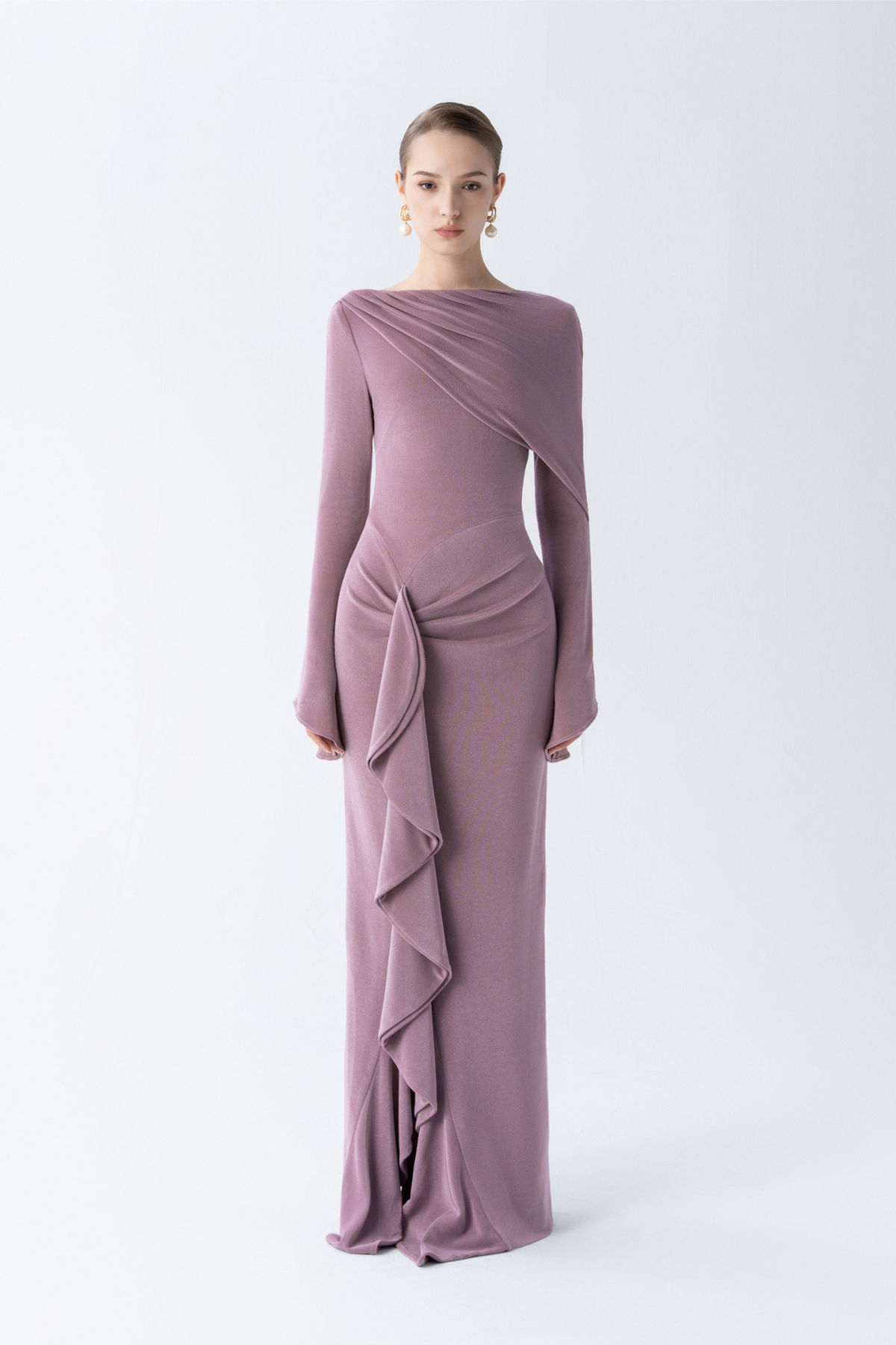 Starlit Ruffle Gown