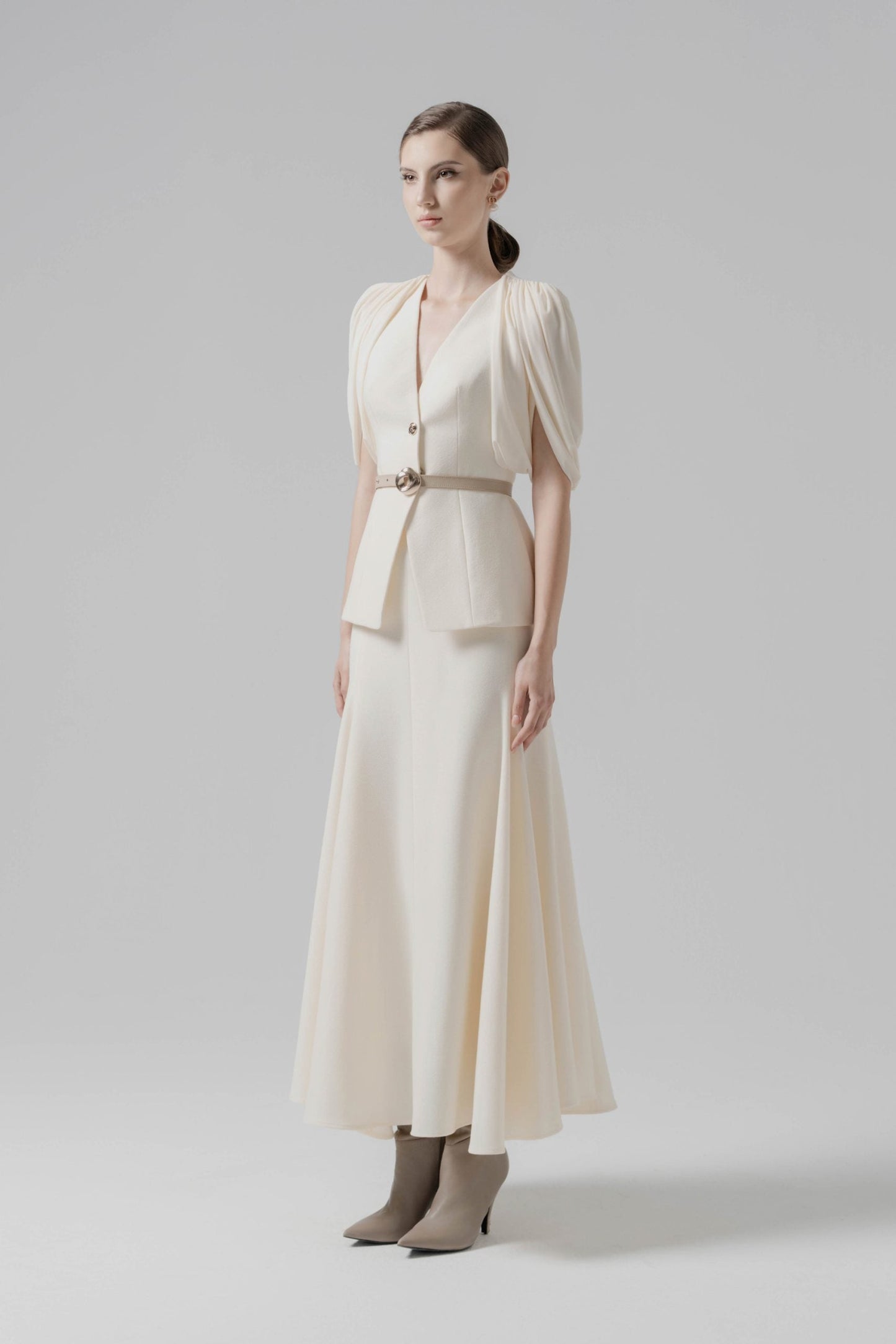 Veil Fold Blazer & Skirt image 1
