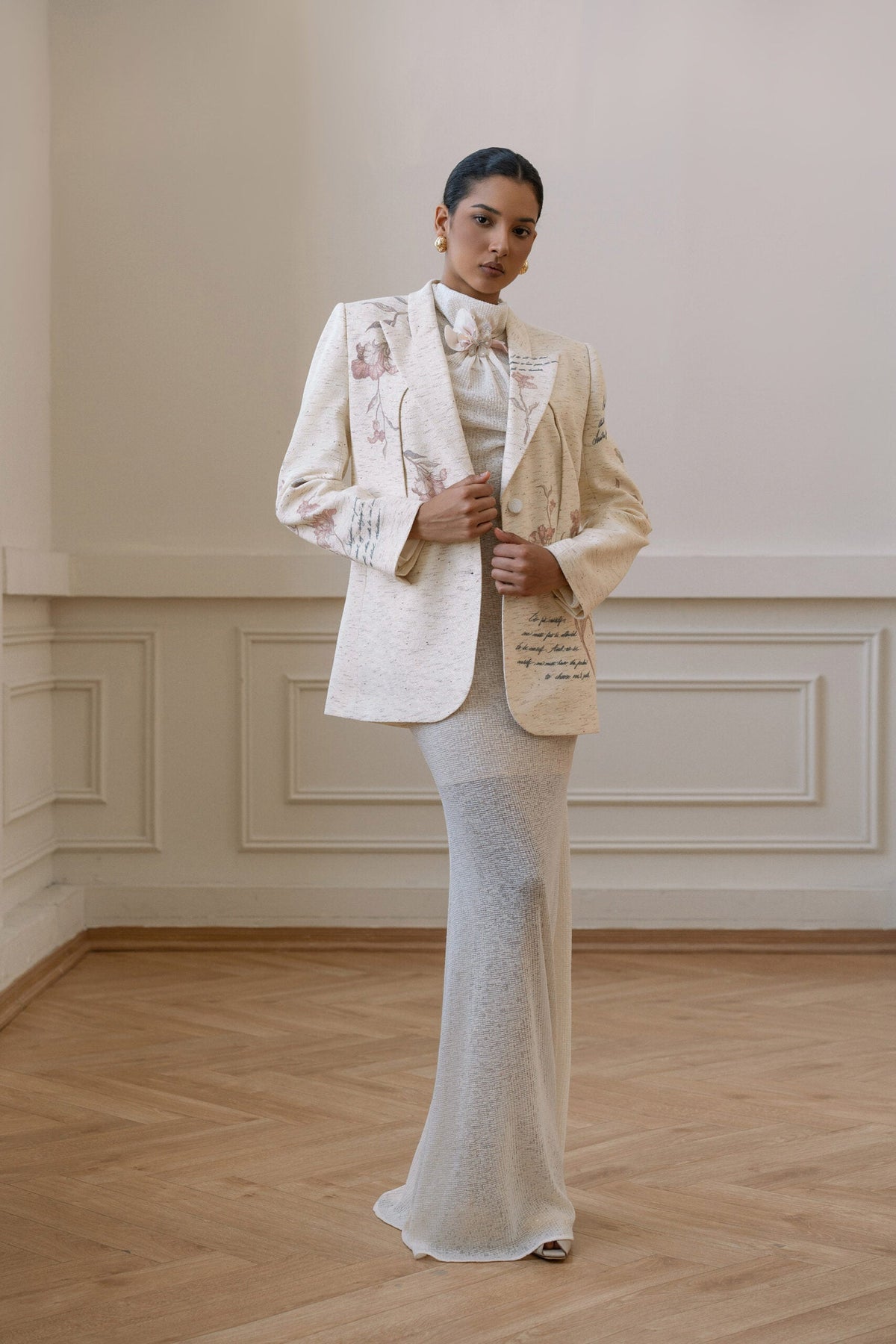Crimson Overlap Blazer image 2
