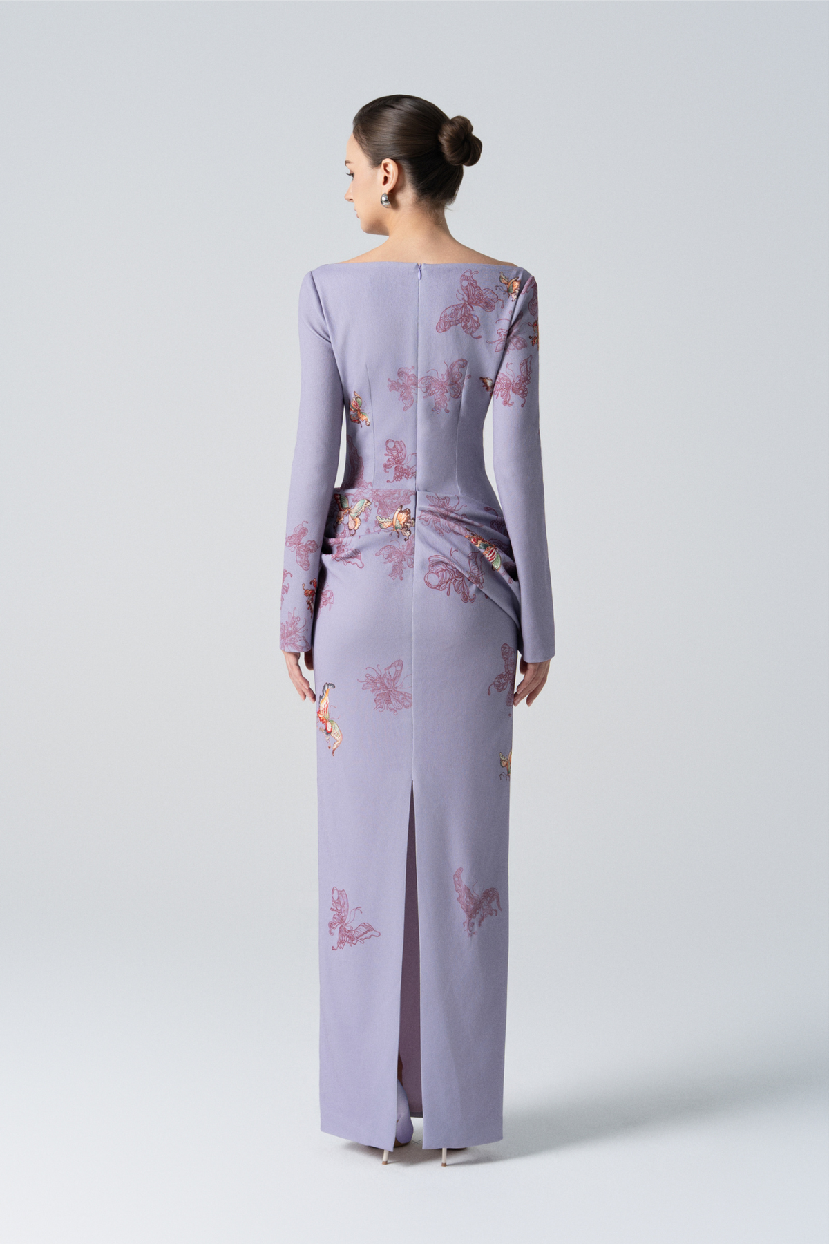 Butterfly Veil Pencil Dress