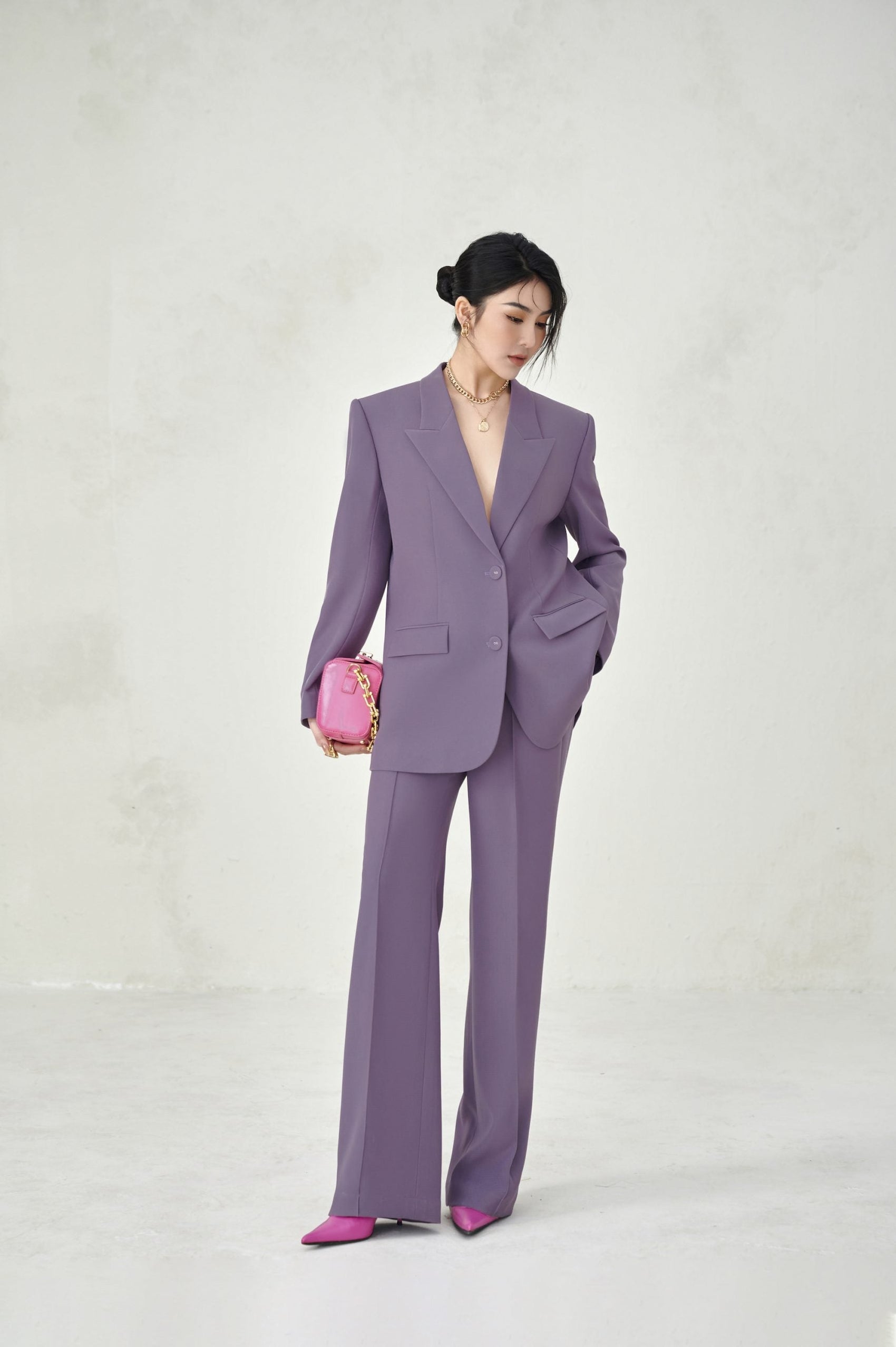 Mauve Purple Rylee Pants image 2