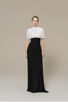 Nocturne Monochrome Gown