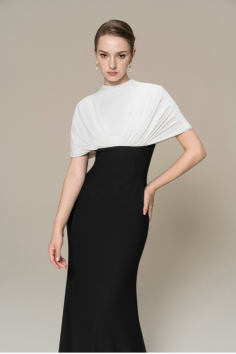 Nocturne Monochrome Gown