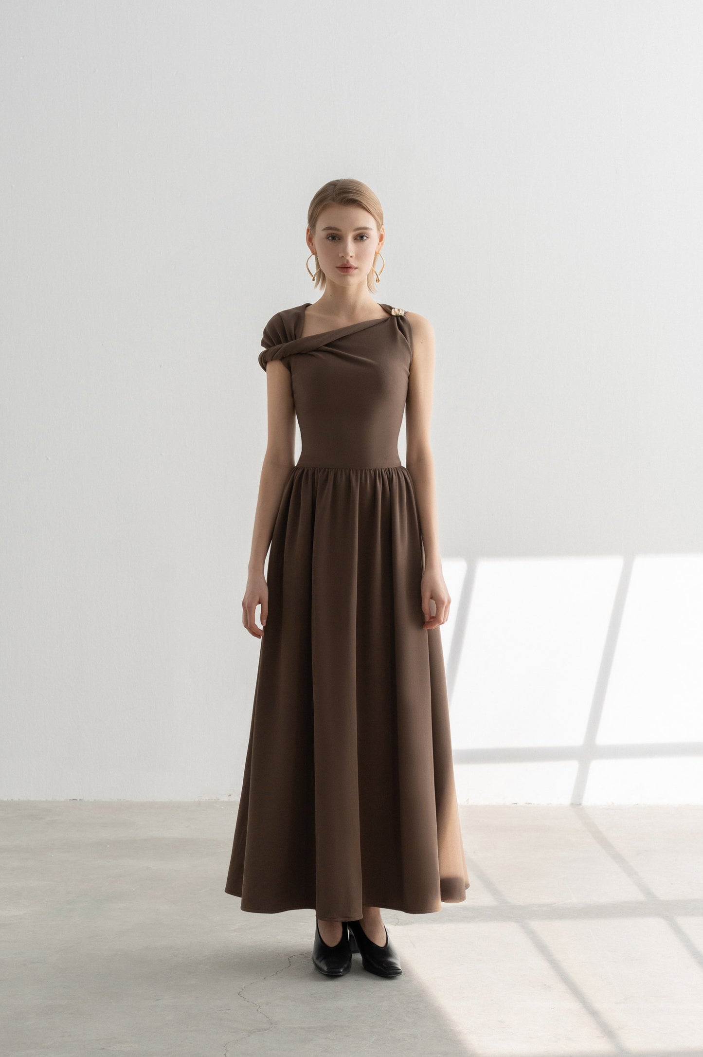 Lillie A-line Midi Dress
