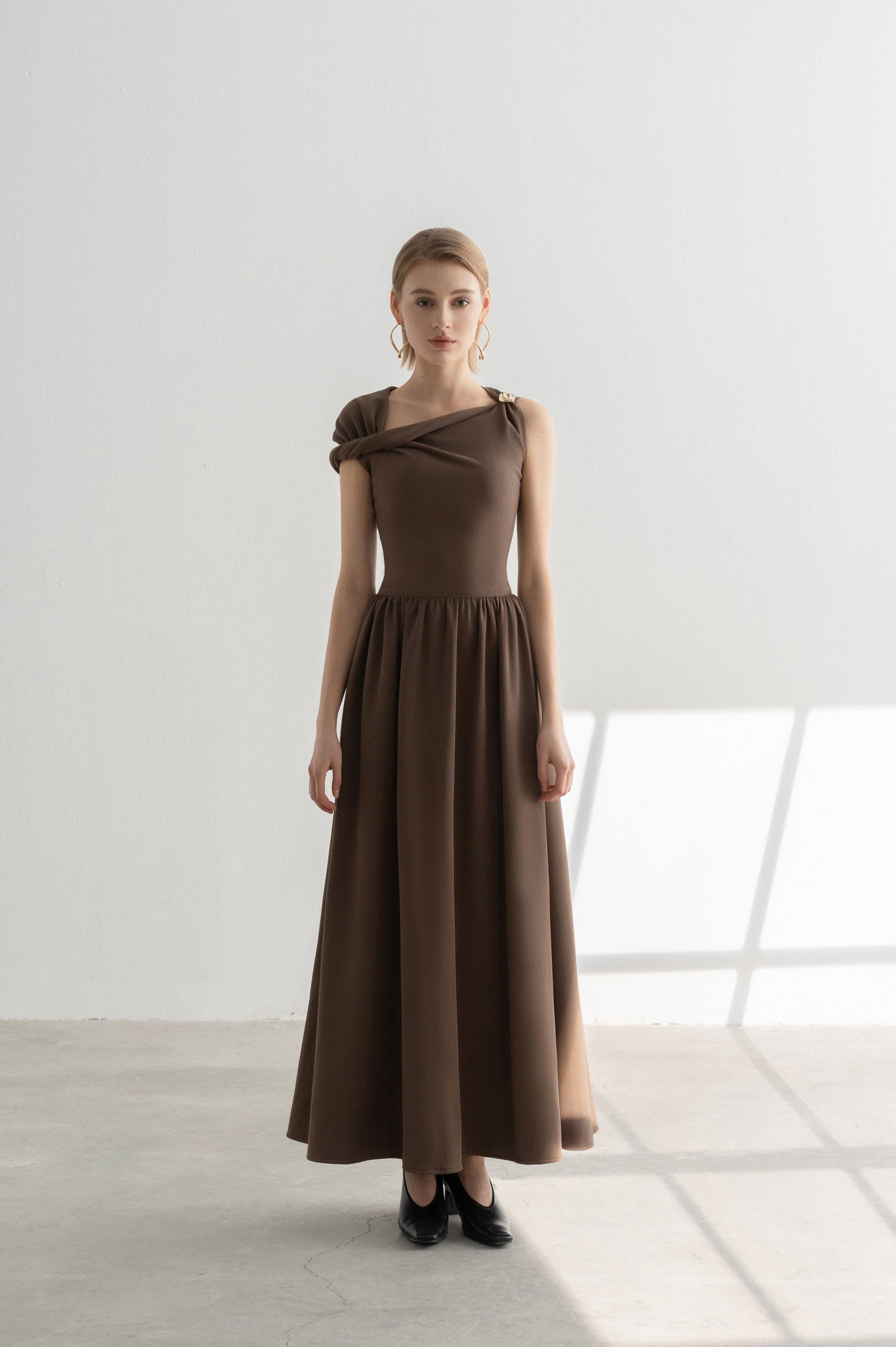 Lillie A-line Midi Dress