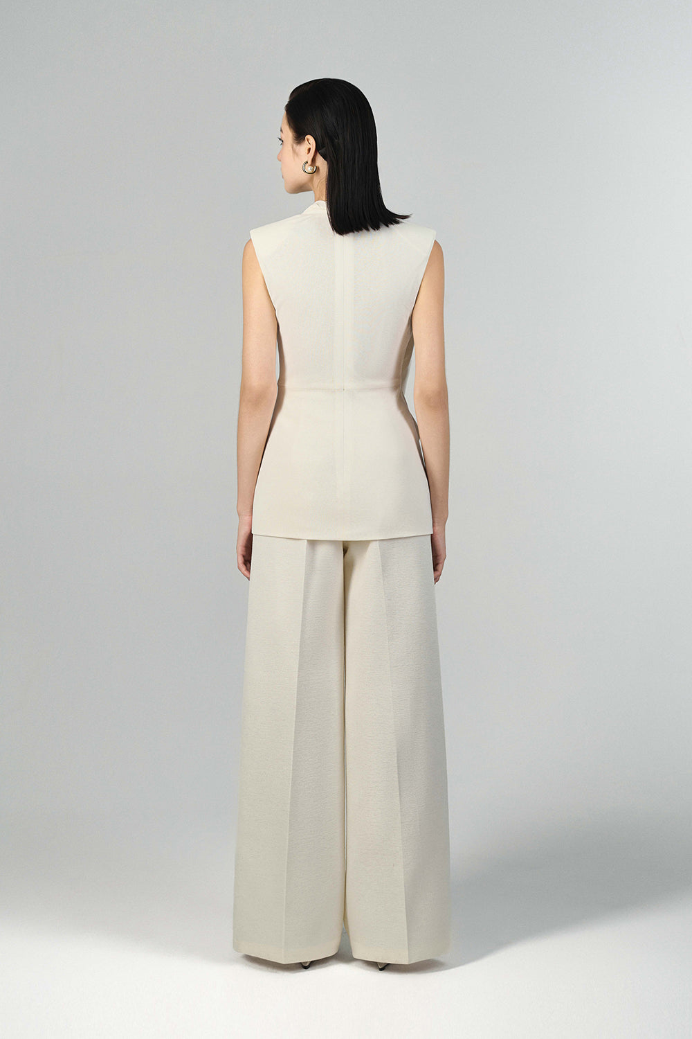 Harper Sleeveless Peplum Set