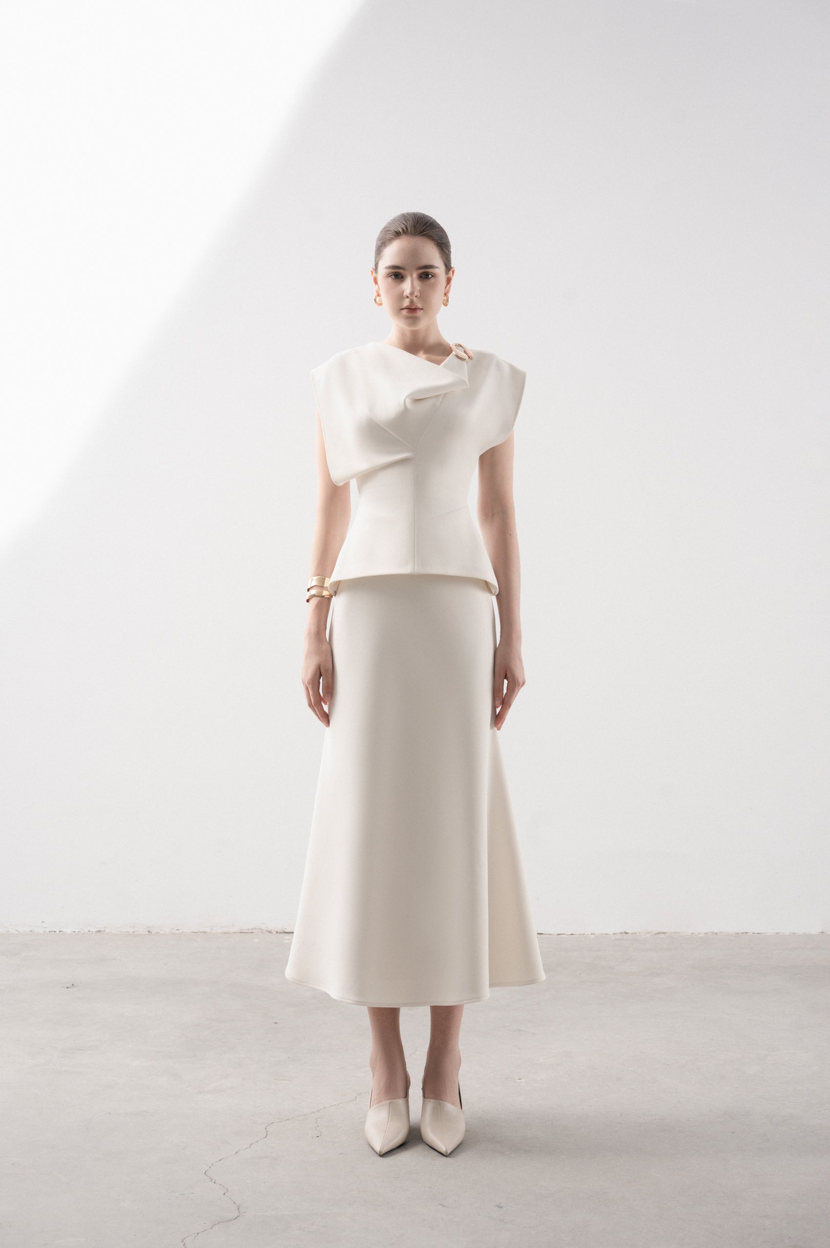 Rachel Asymmetrical Neckline Set
