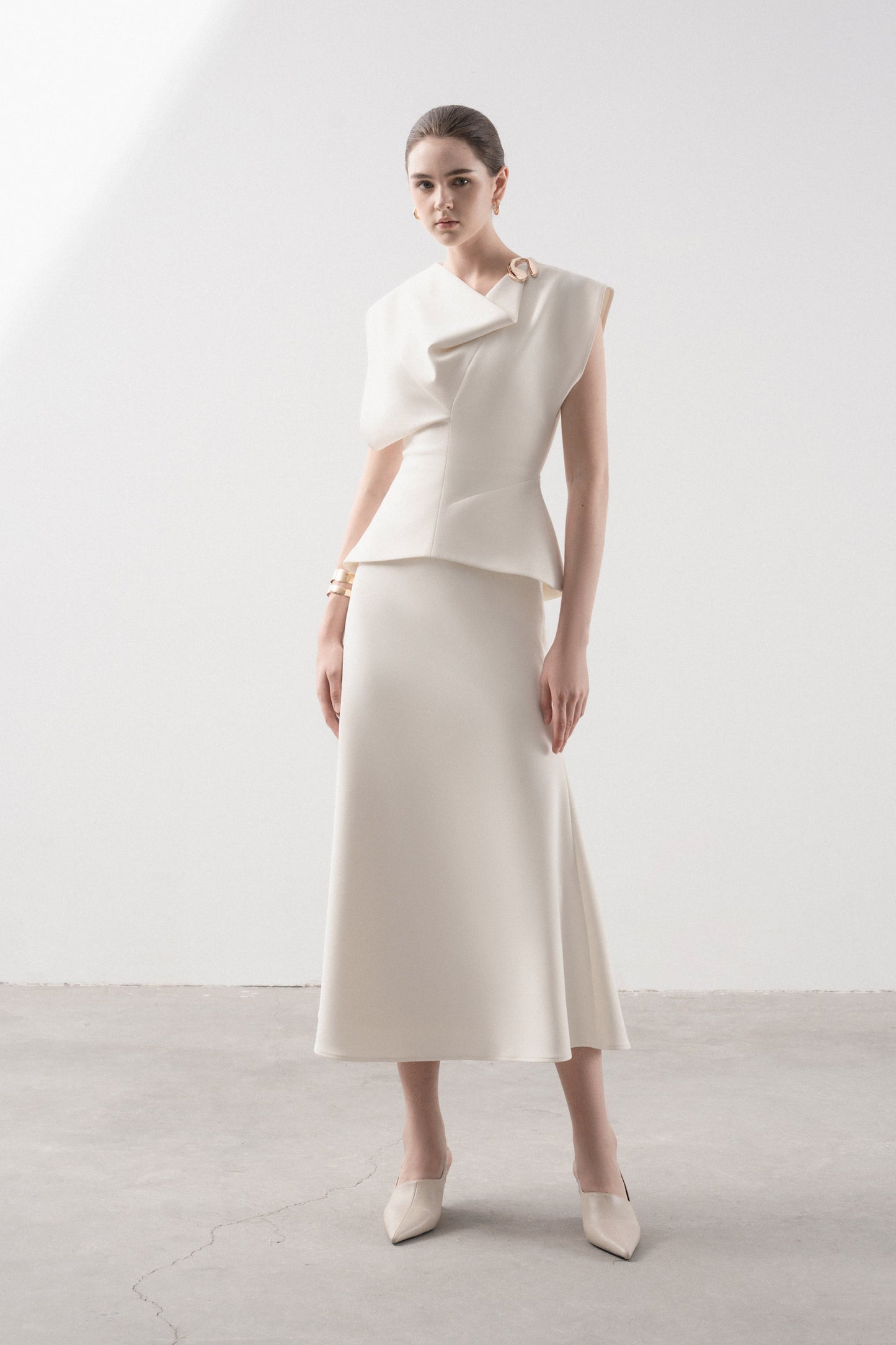 Rachel Asymmetrical Neckline Set