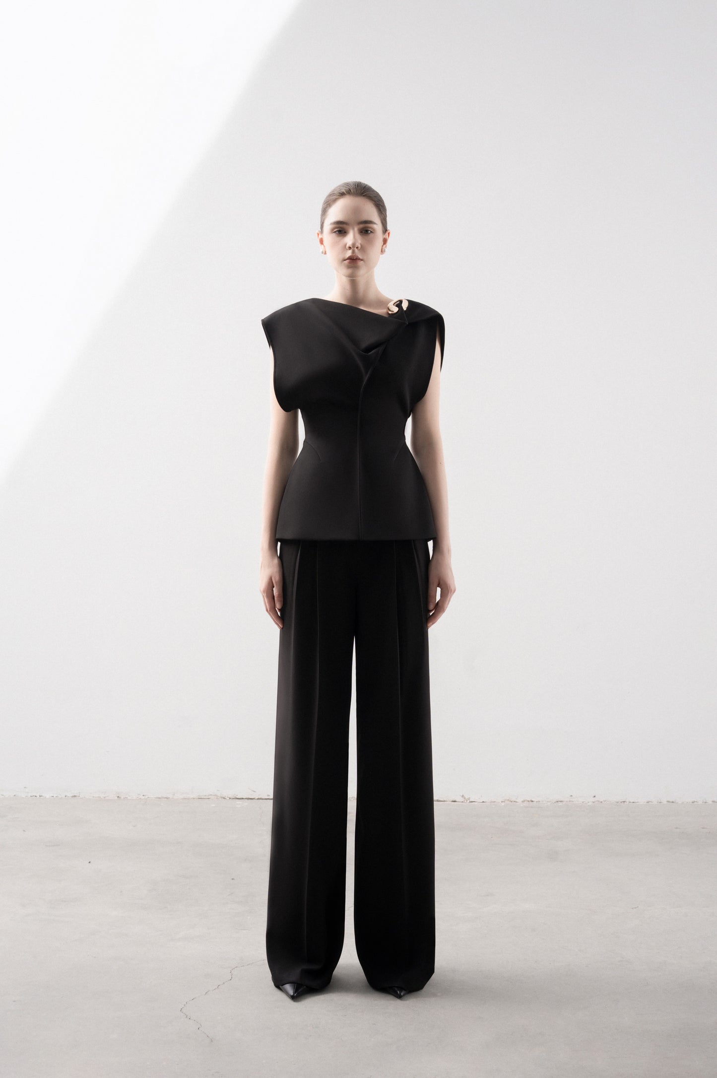 Asymmetrical Cape Sleeves Set