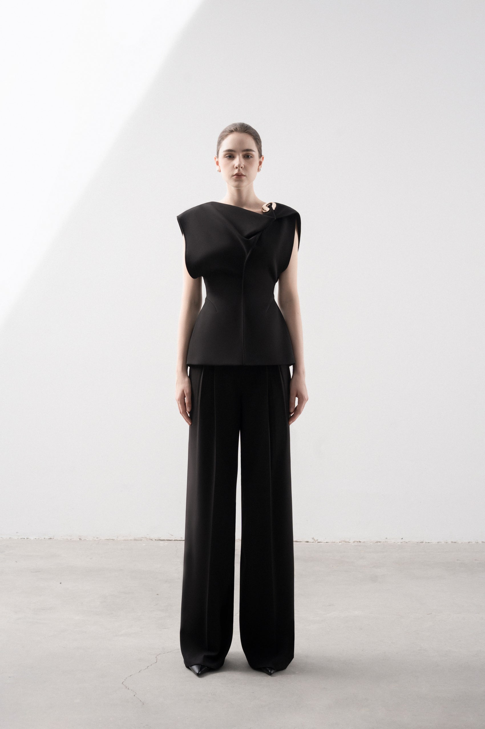 Asymmetrical Cape Sleeves Set