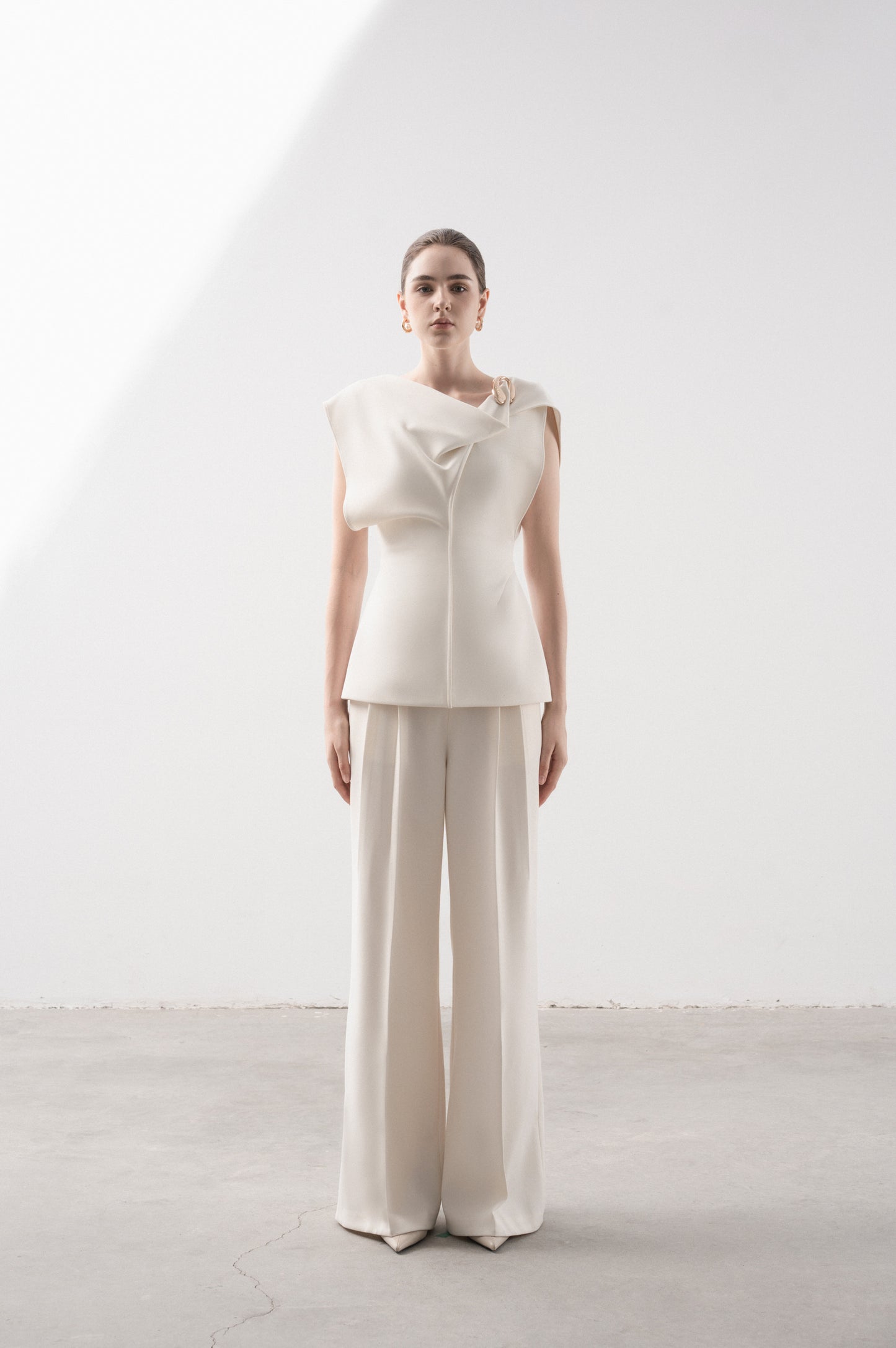 Asymmetrical Cape Sleeves Set