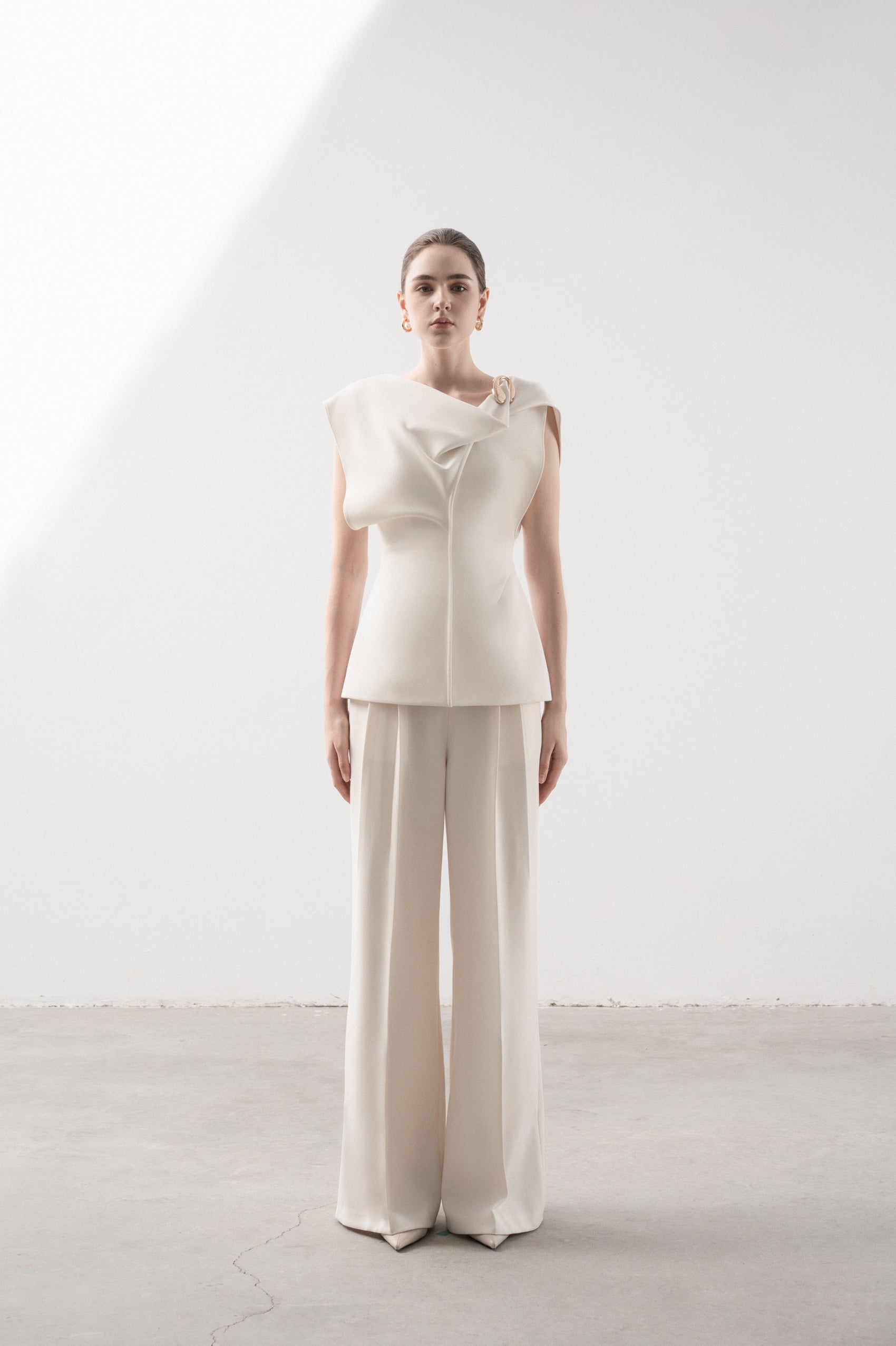 Asymmetrical Cape Sleeves Set