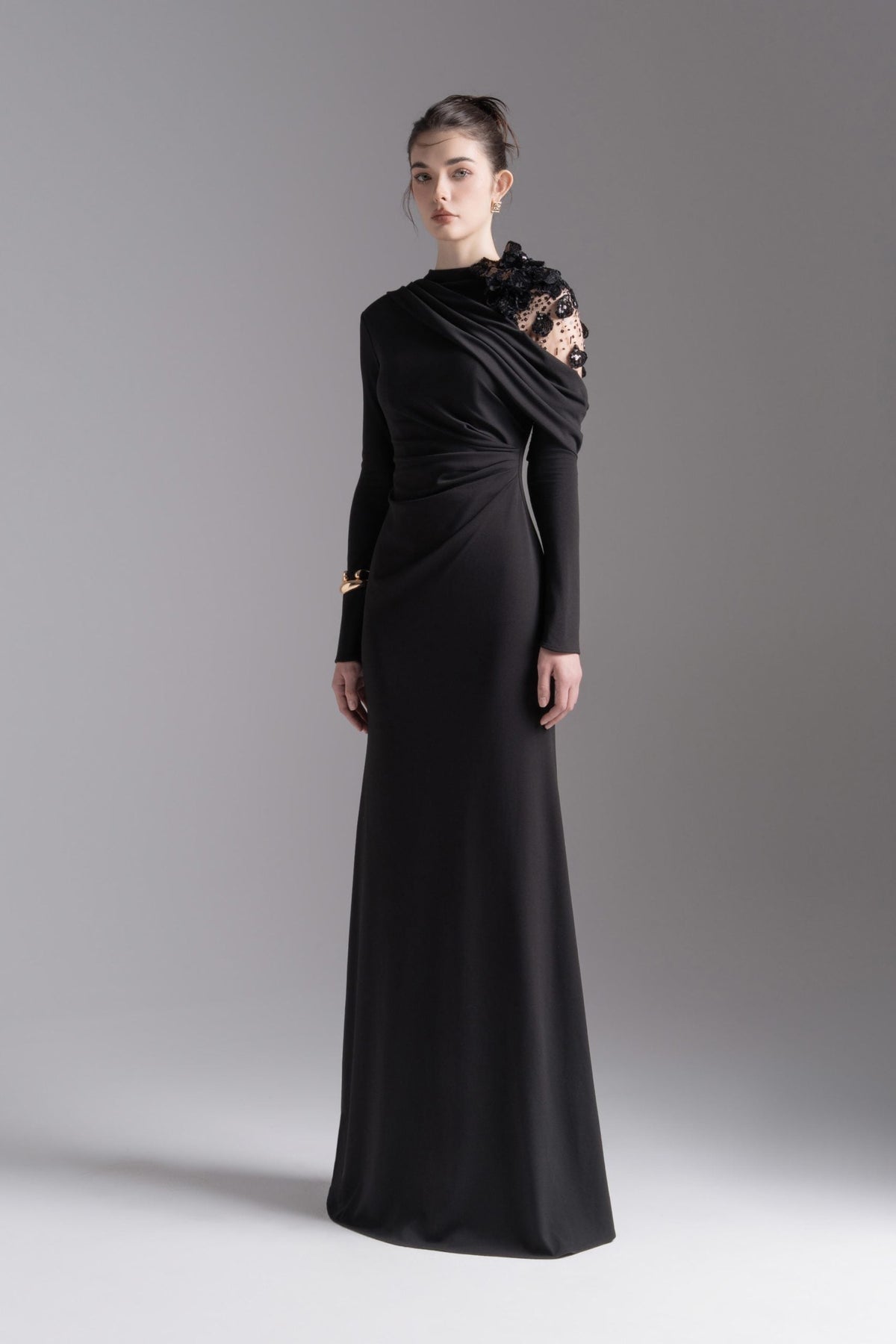 Lace Halo Midi