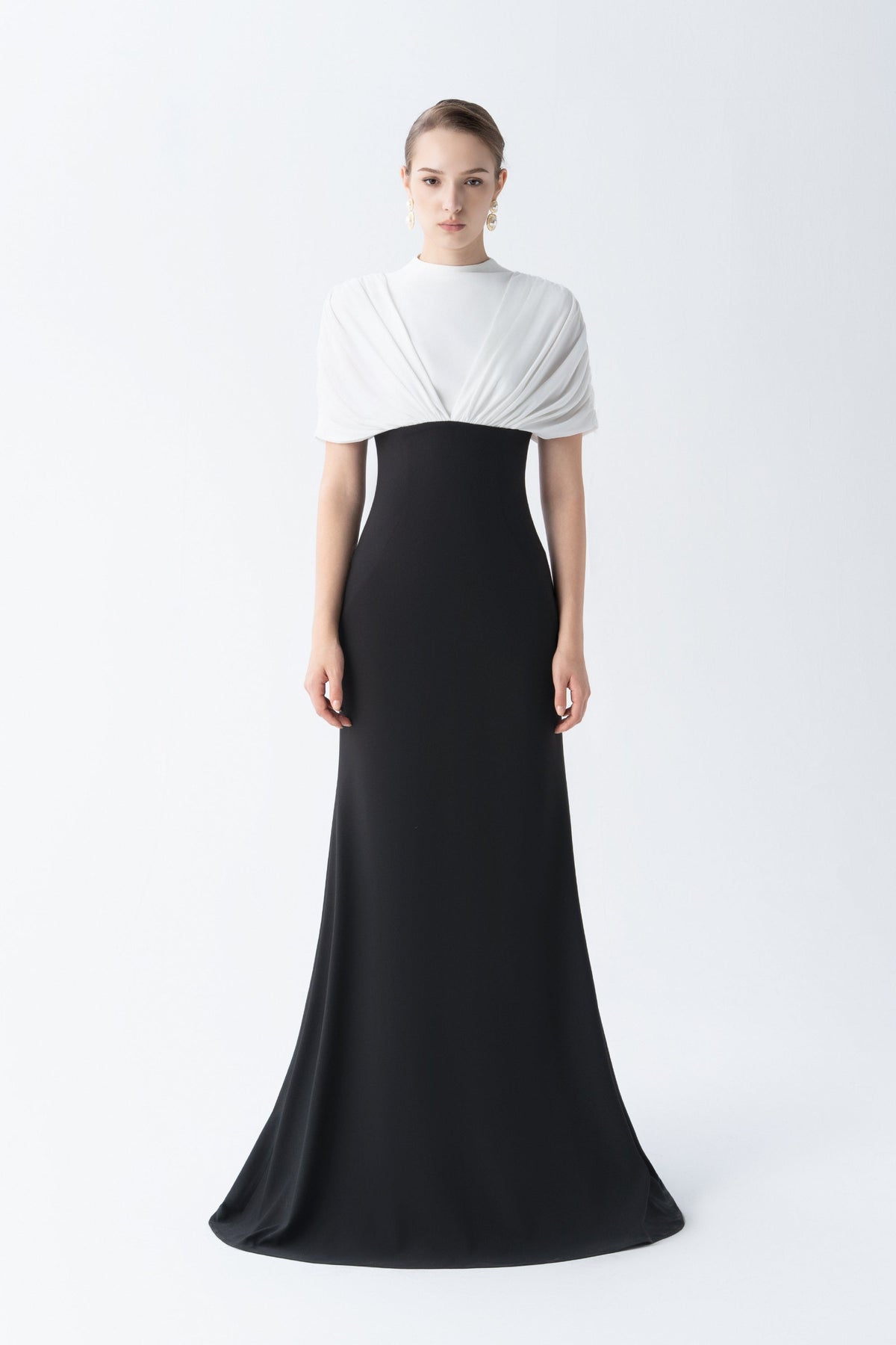Nocturne Monochrome Gown