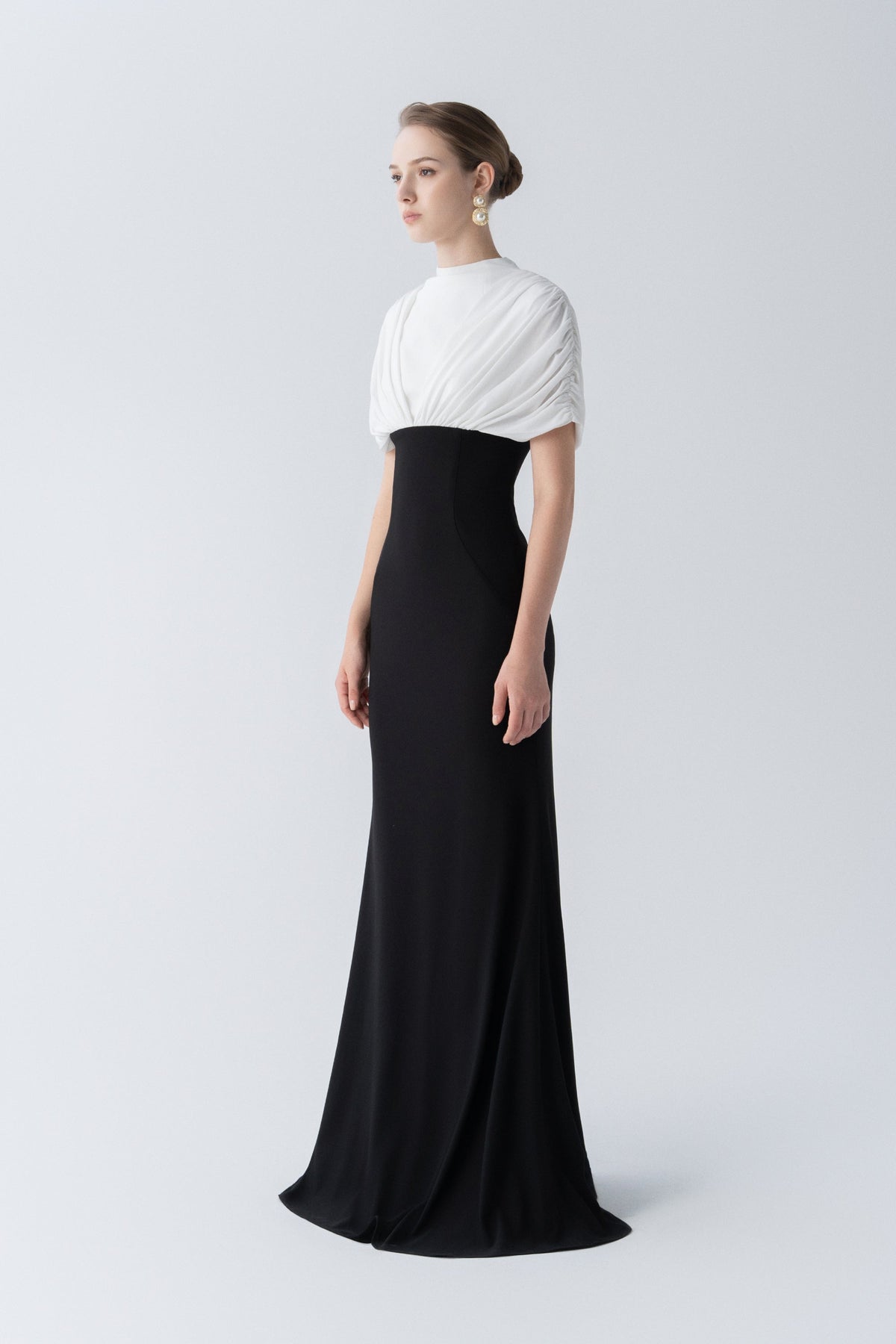 Nocturne Monochrome Gown