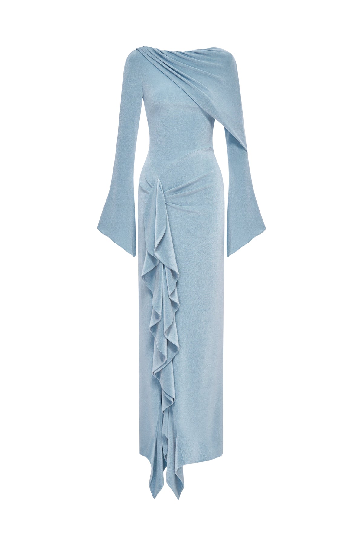 Starlit Ruffle Gown