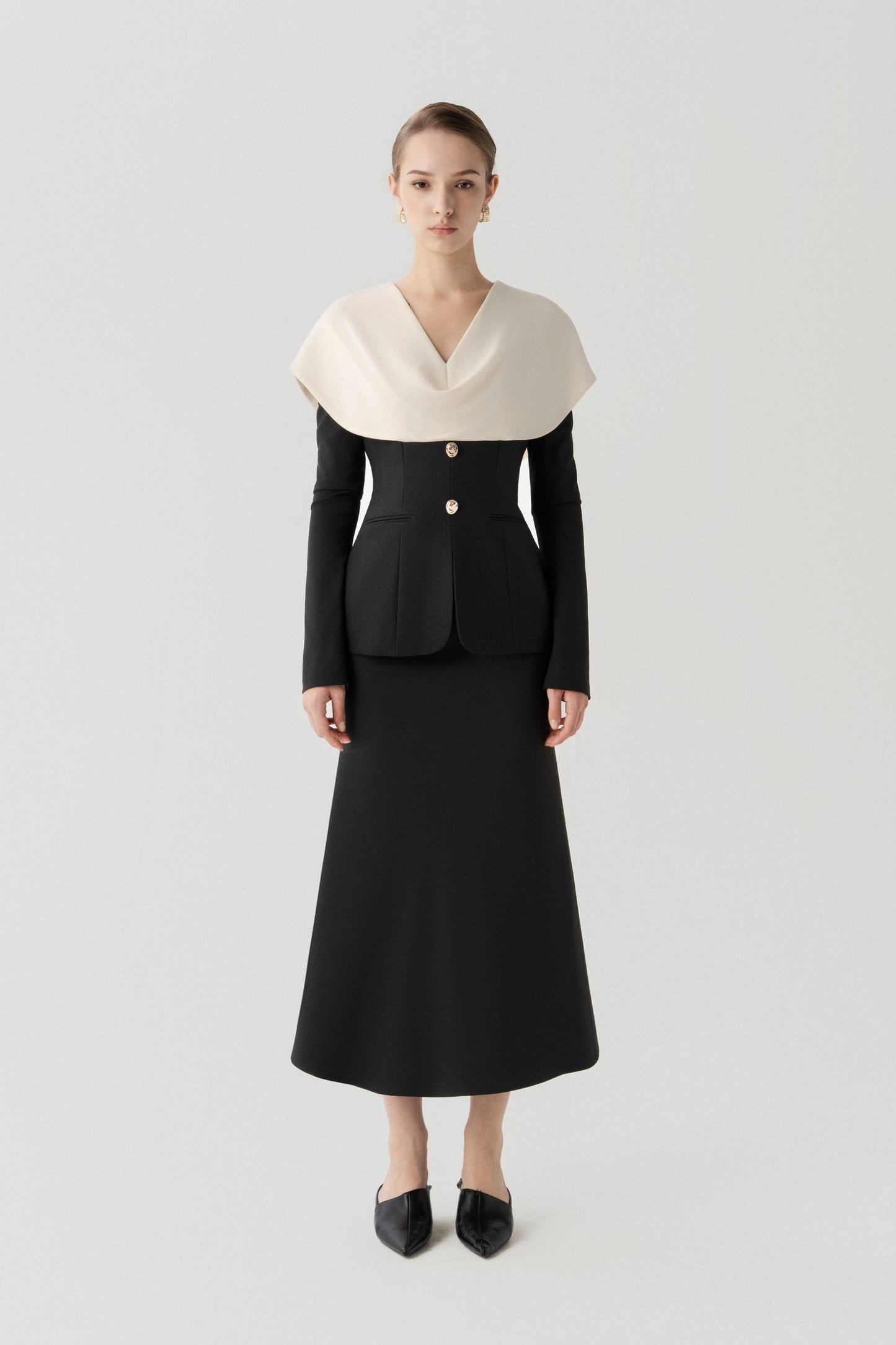 Long Sleeve Nest Peplum Set
