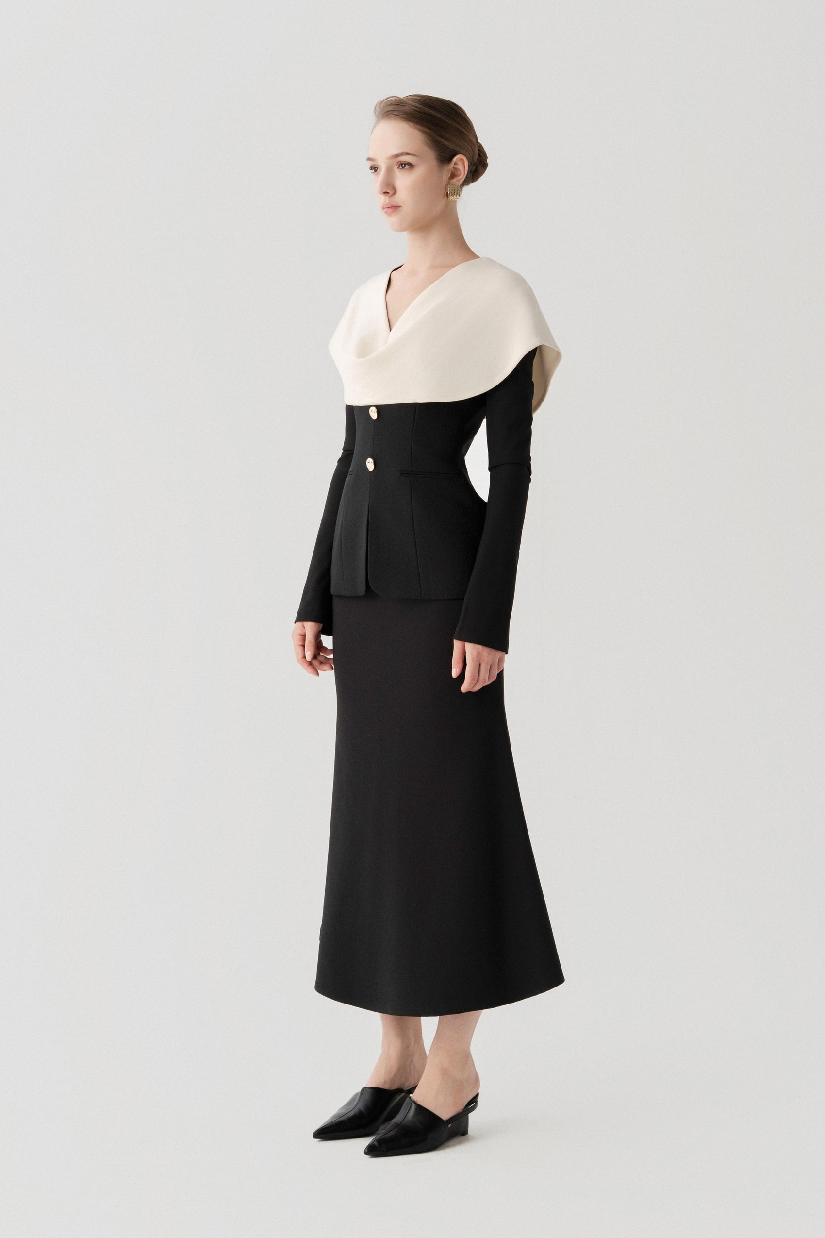 Long Sleeve Nest Peplum Set