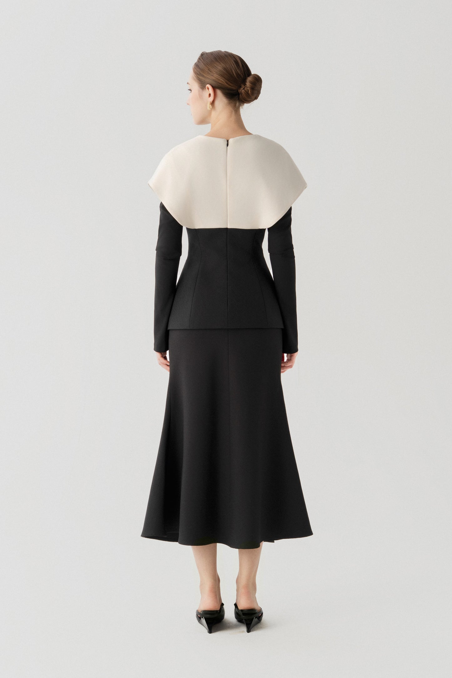 Long Sleeve Nest Peplum Set