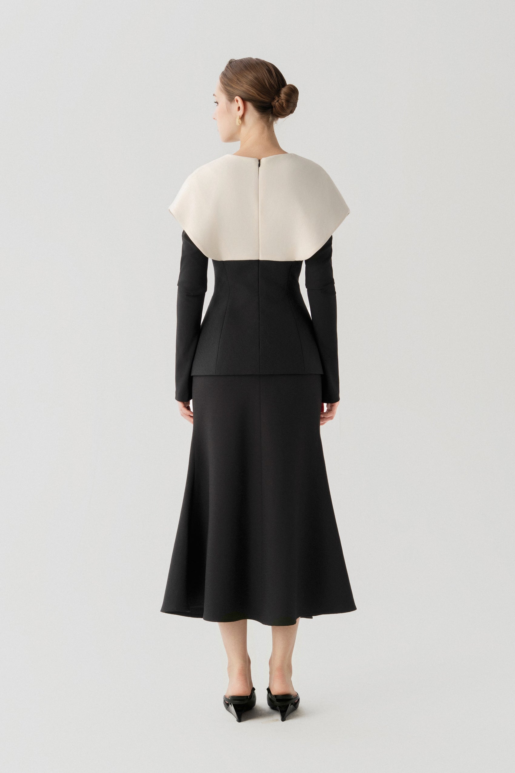 Long Sleeve Nest Peplum Set