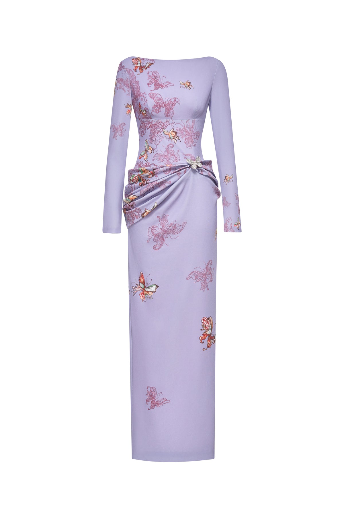 Butterfly Veil Pencil Dress