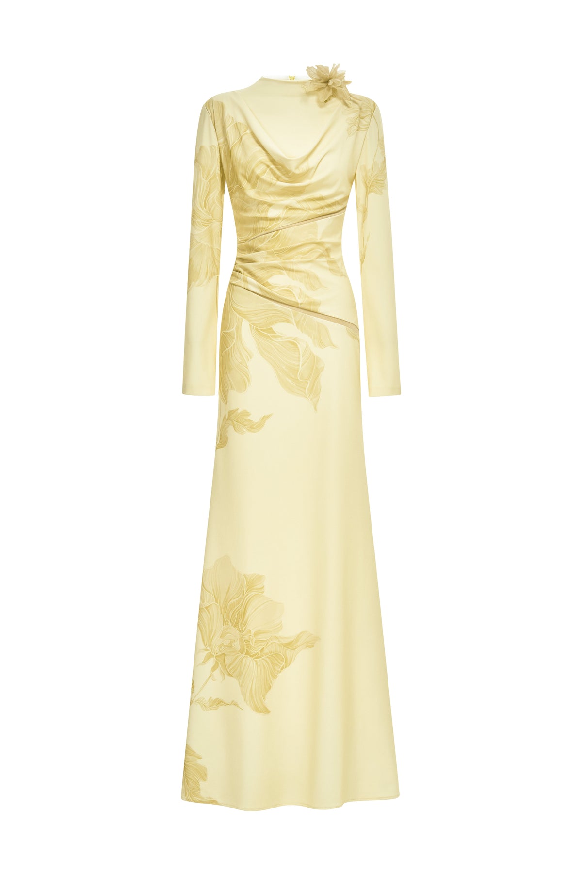 Blossom Drift Fishtail Gown