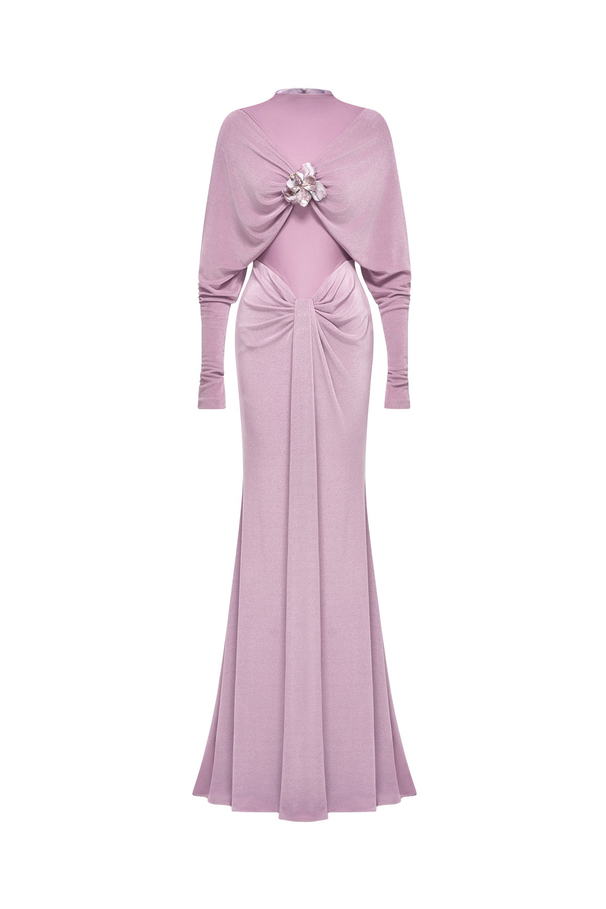 Stone-Embellished Mermaid Gown
