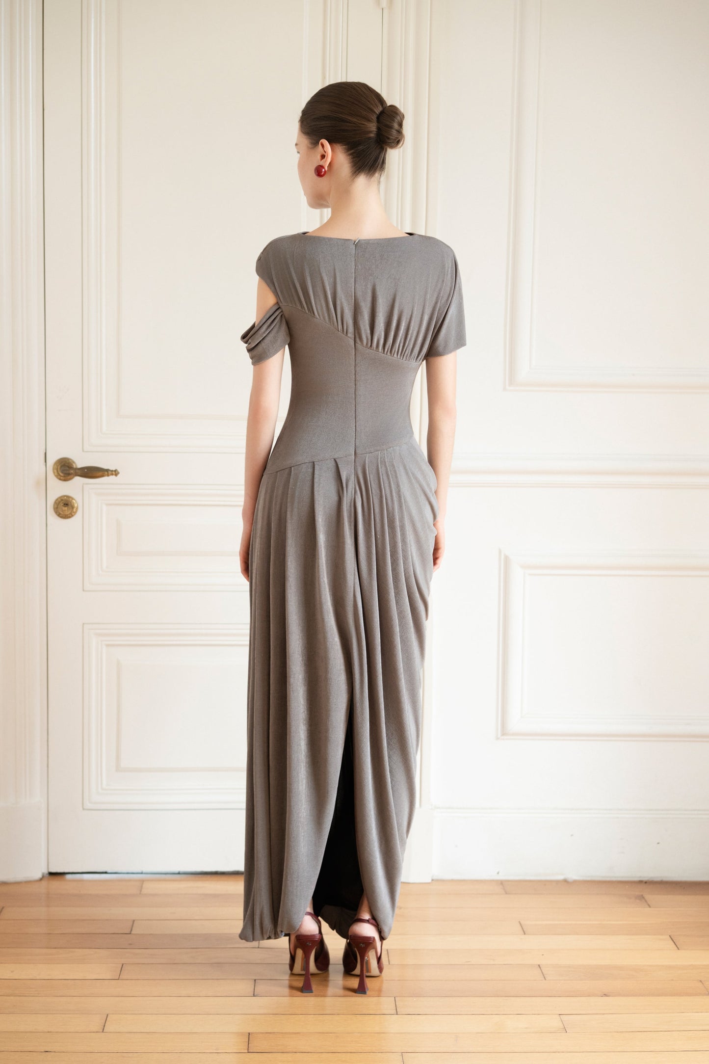 Eris Corset Dress in Ash