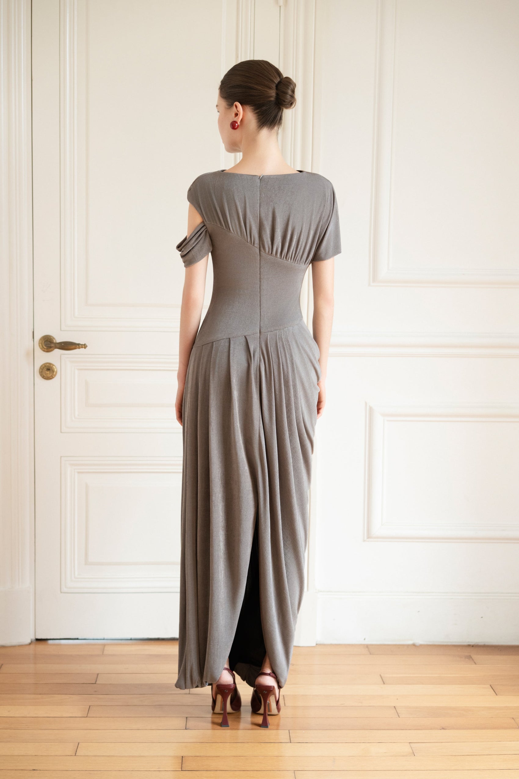 Eris Corset Dress in Ash
