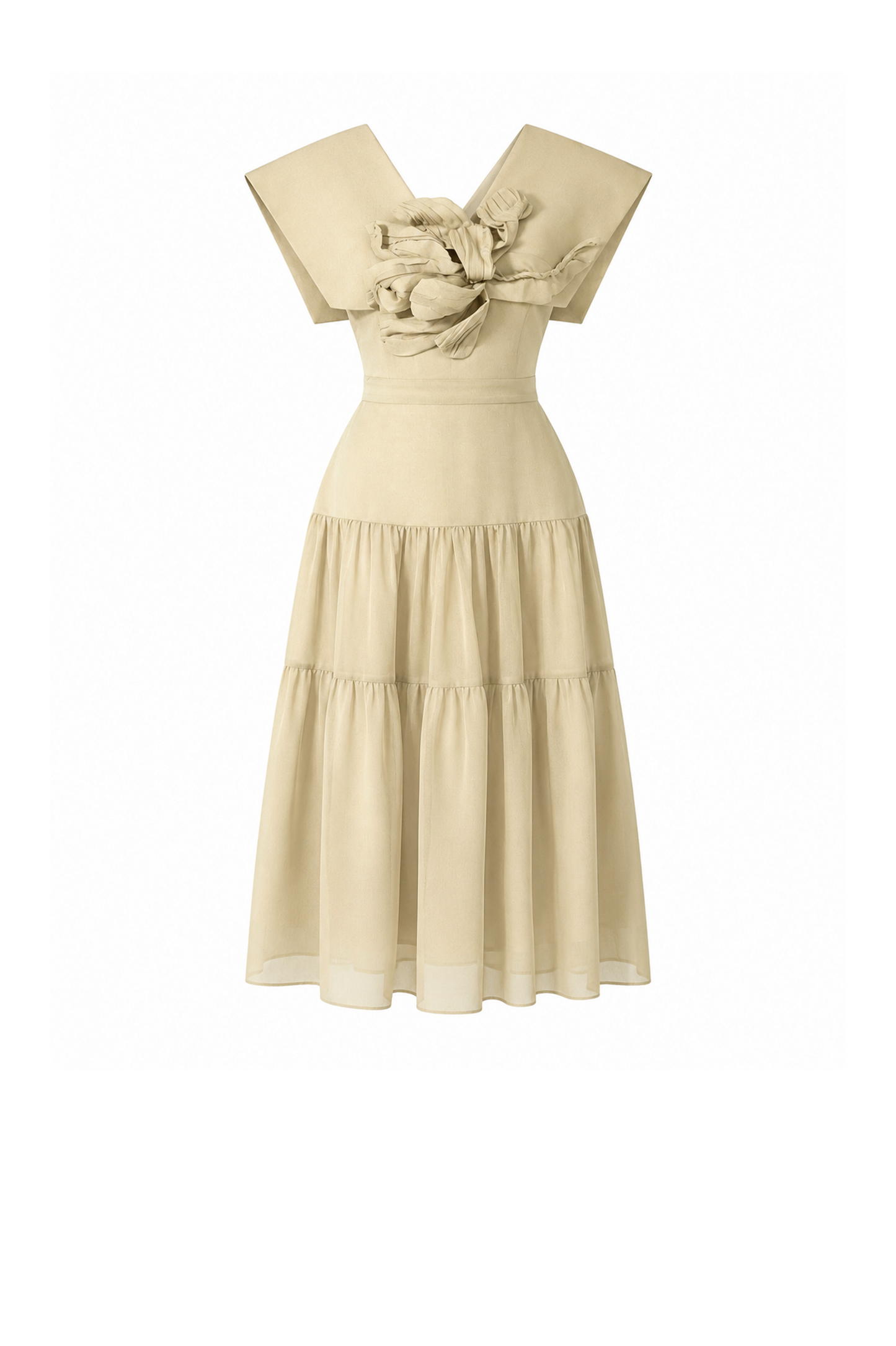 Ginger Sweetheart Neck Dress