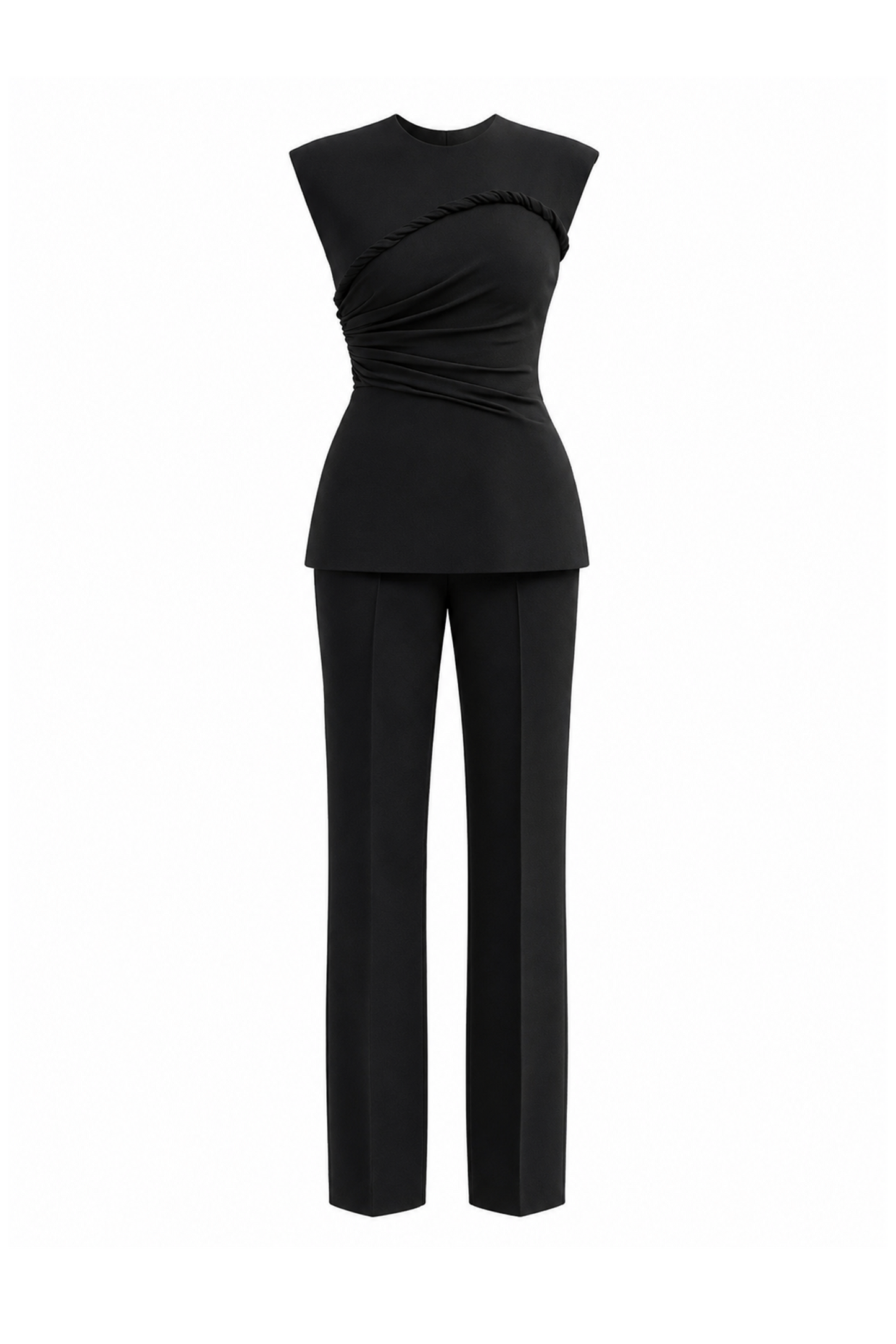 Kara Twisted Peplum Set Design