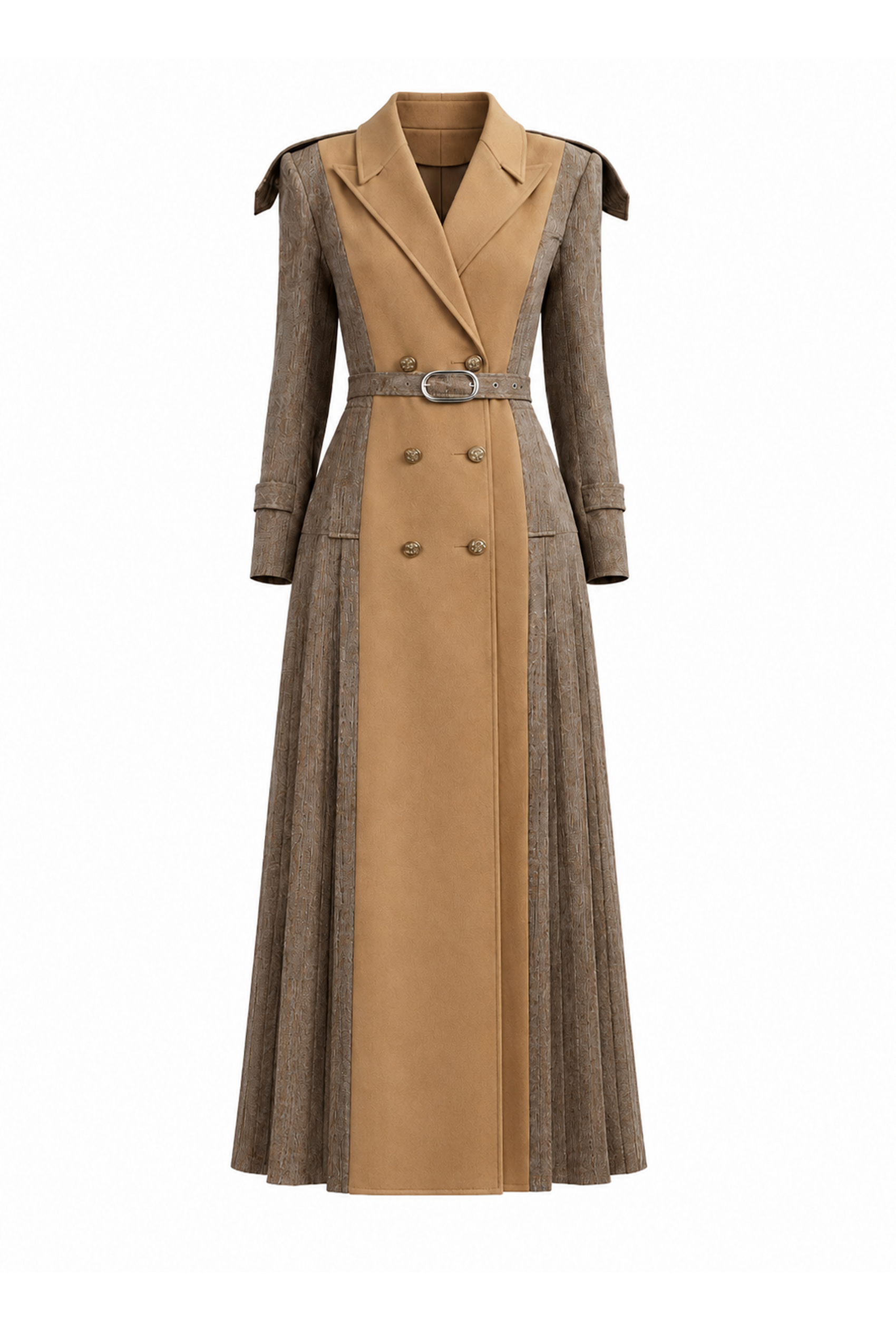Hollis Pleated Overcoat