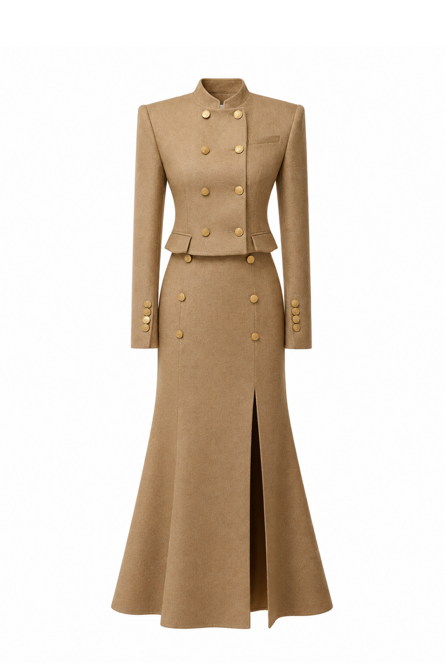 Chau Mandarin Collar Set Design