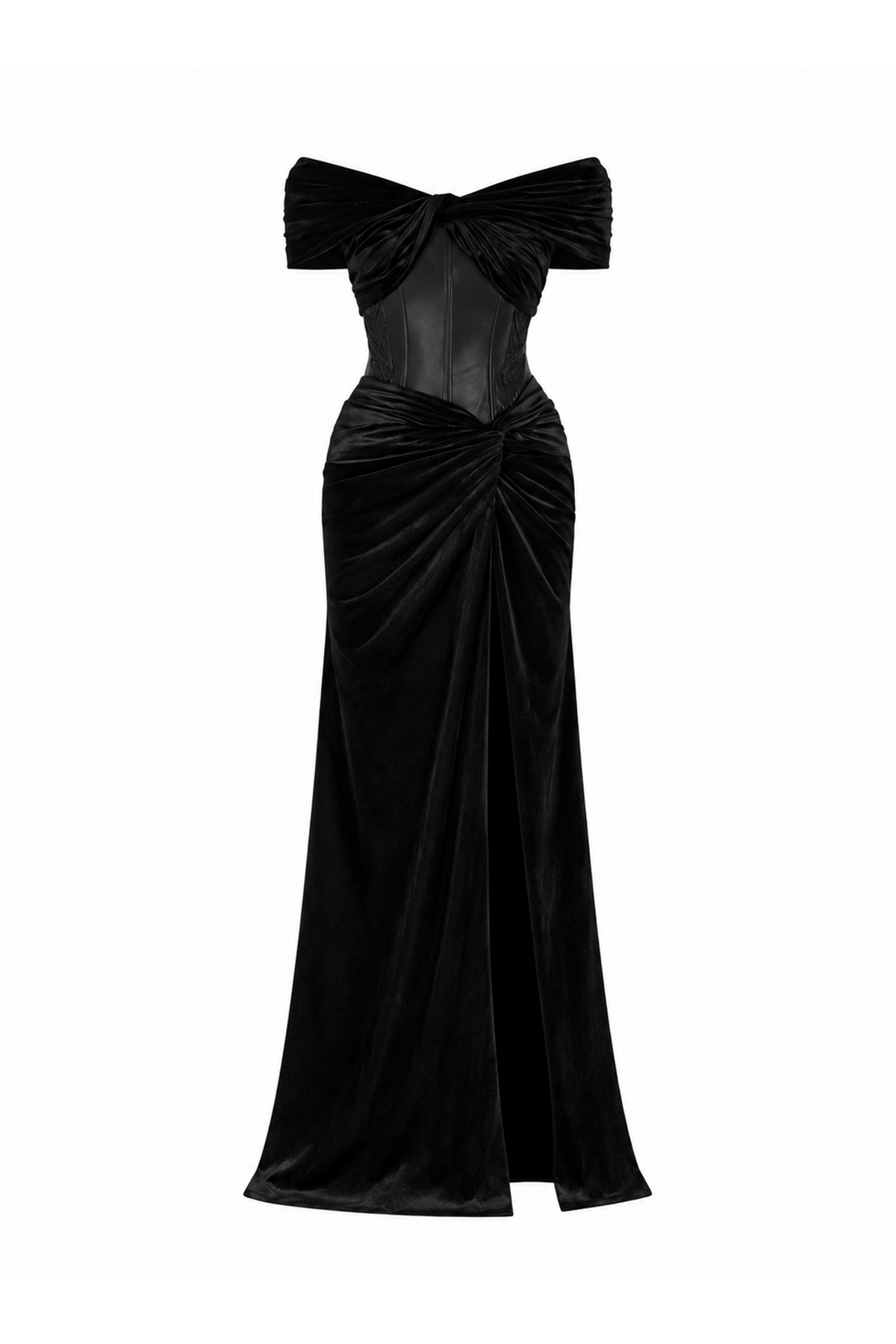 Ana Off-the-shoulder Corset Gown